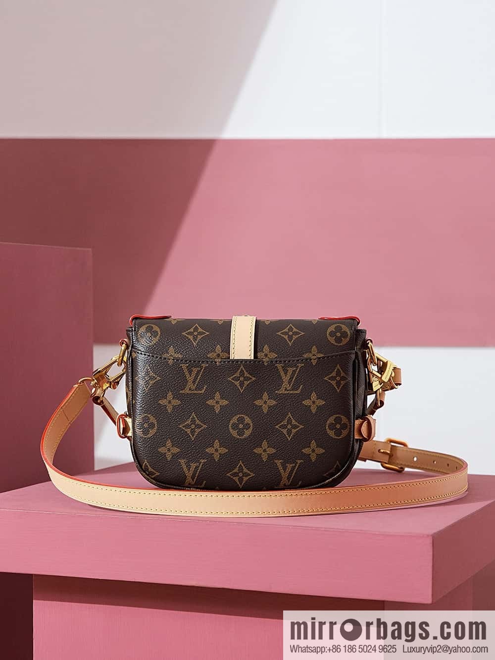 LV M46740 SAUMUR BB Gemini series handbag