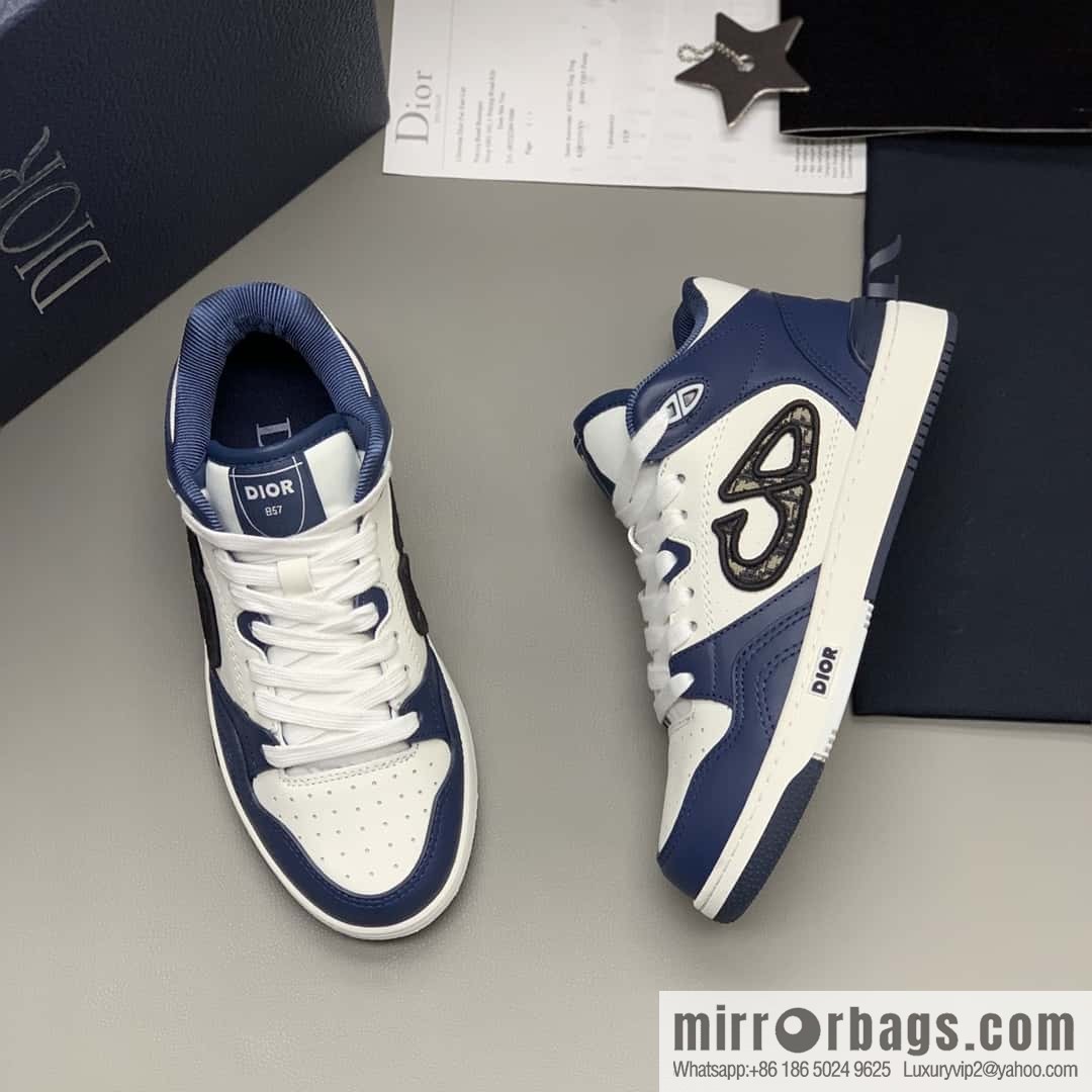 DIOR B57 men's and women's medium-top sports and leisure shoes