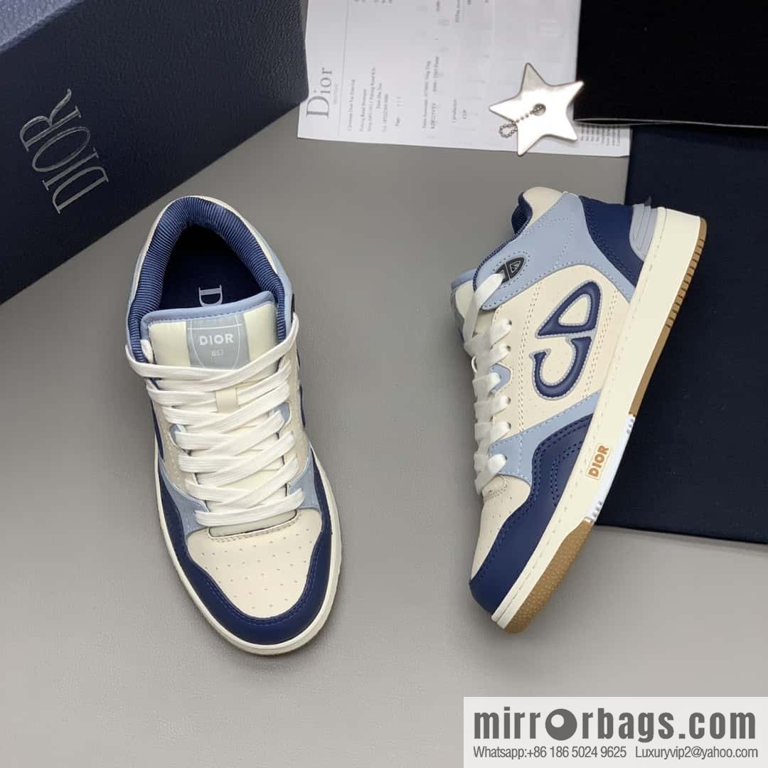 DIOR B57 men's and women's medium-top sports and leisure shoes