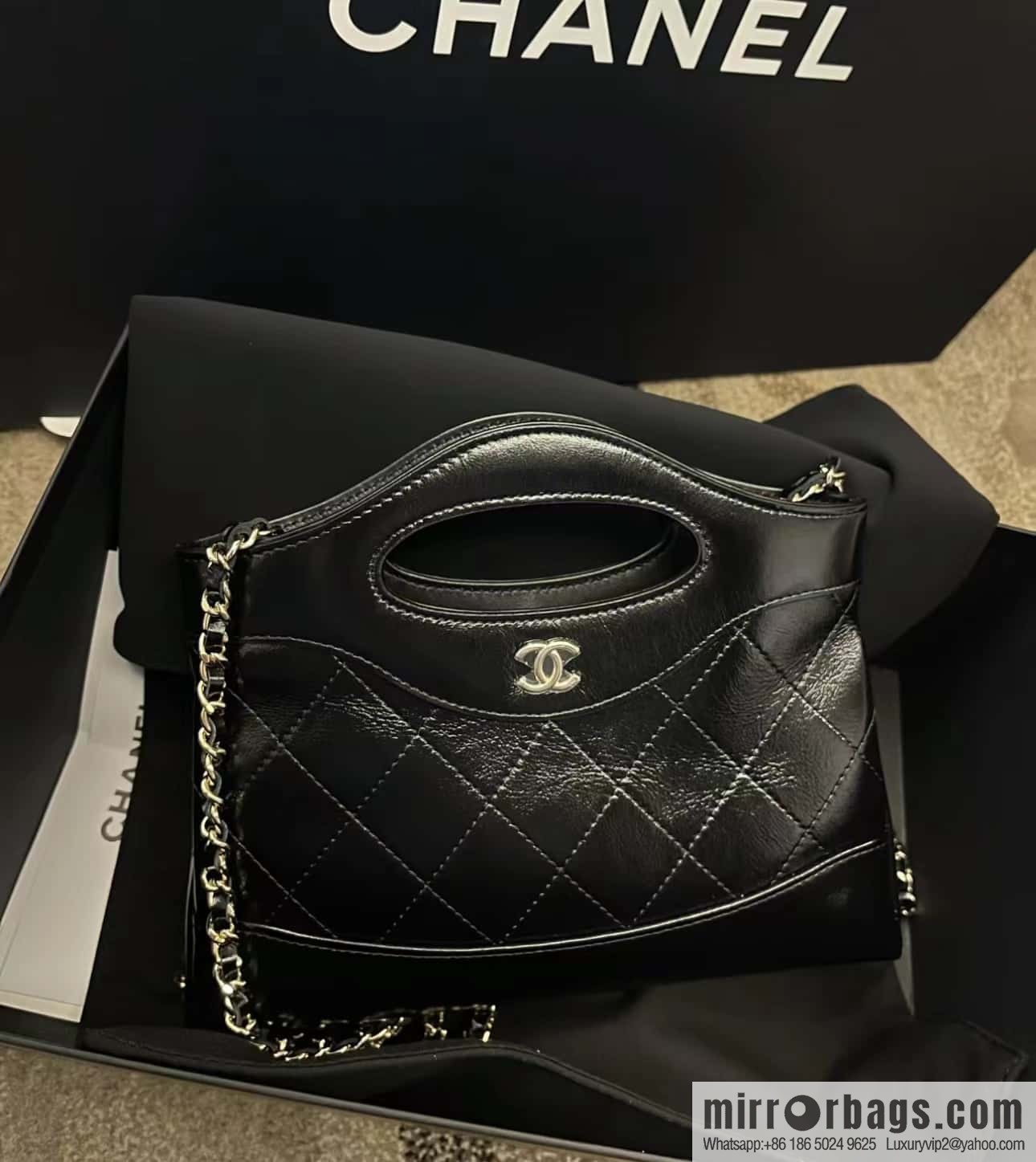 CHANEL 24C Early Spring Holiday Series 31bag nano AS3656
