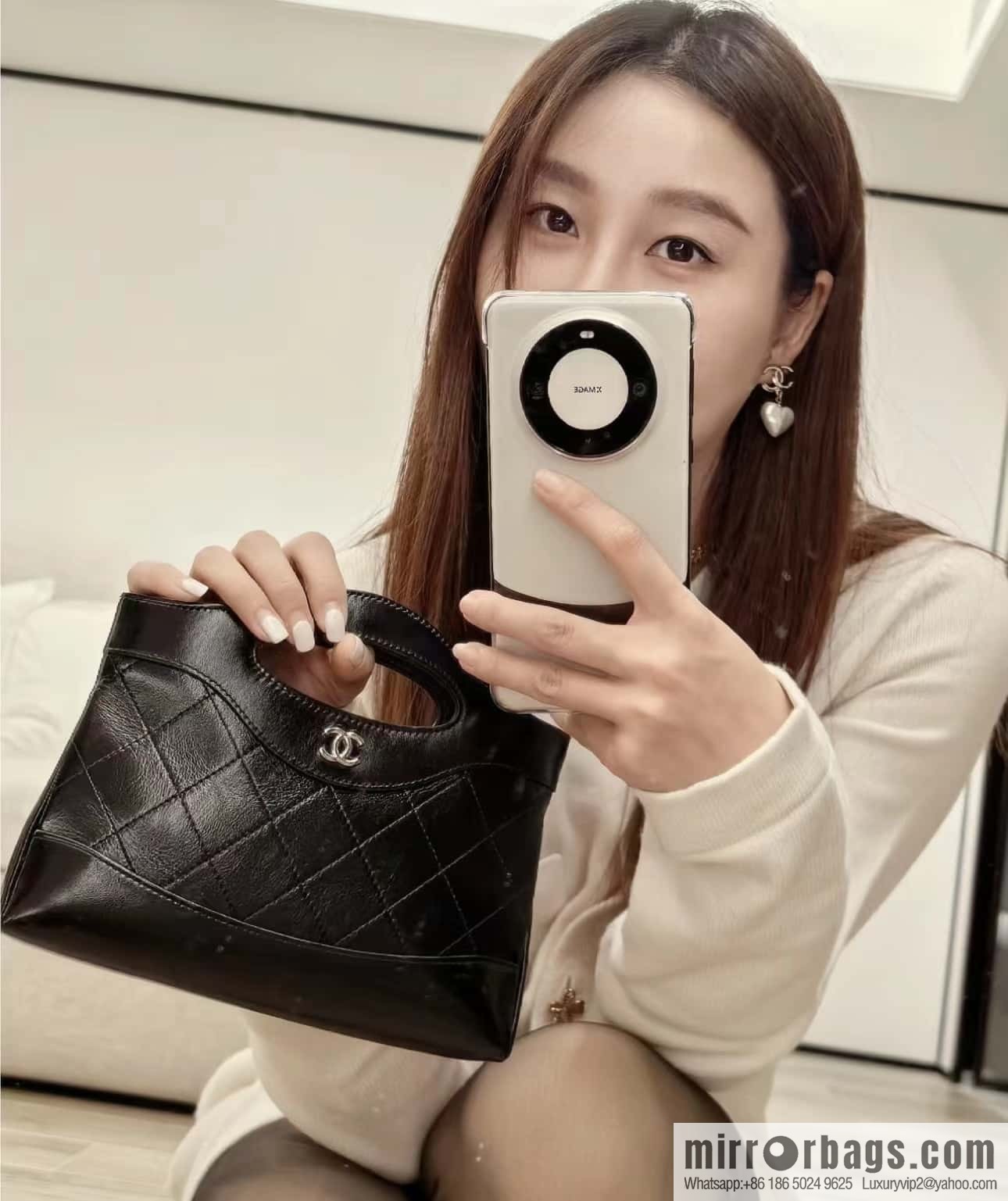 CHANEL 24C Early Spring Holiday Series 31bag nano AS3656