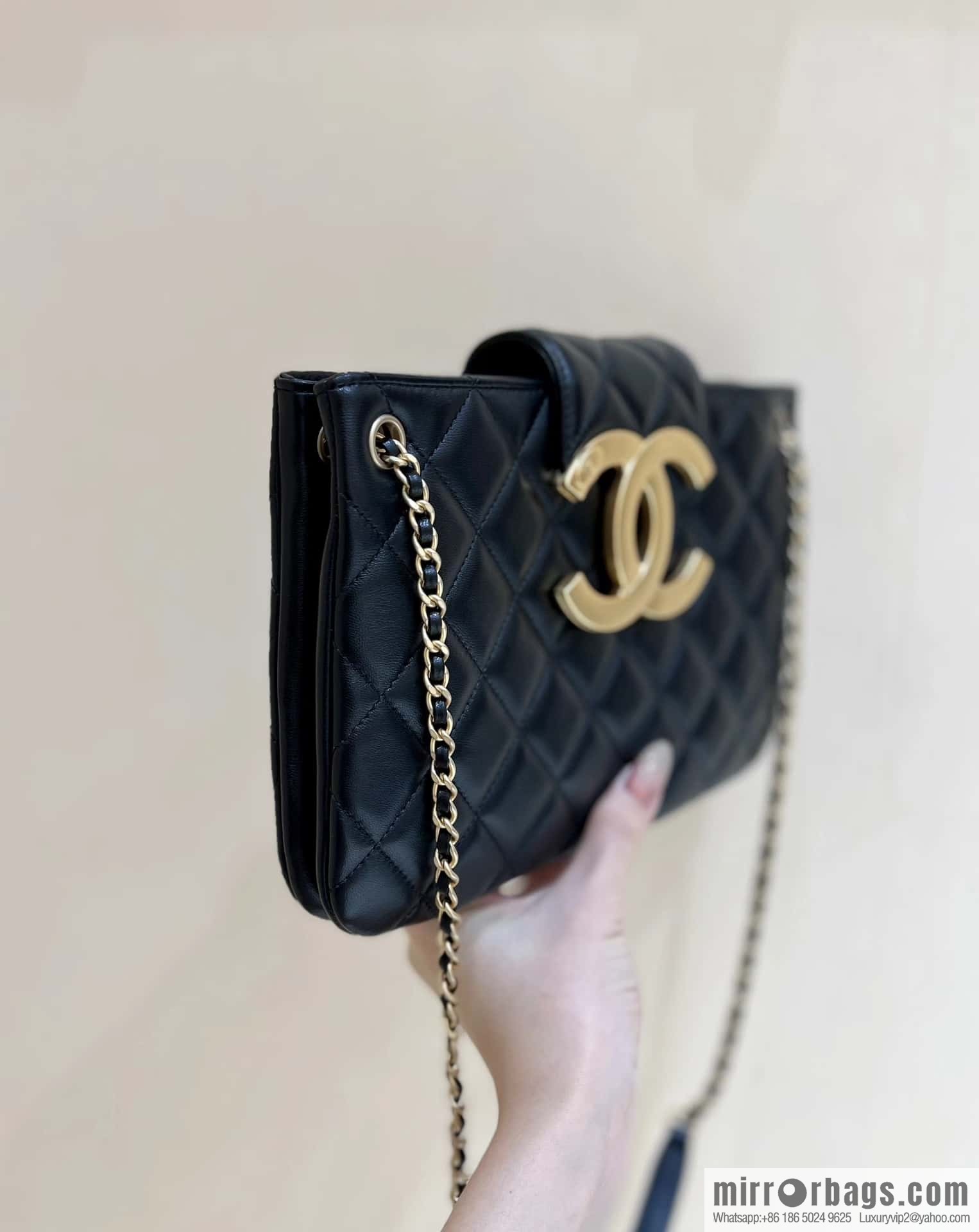 CHANEL 24C early spring vacation series, big double C Vintage tote shopping bag AS4603