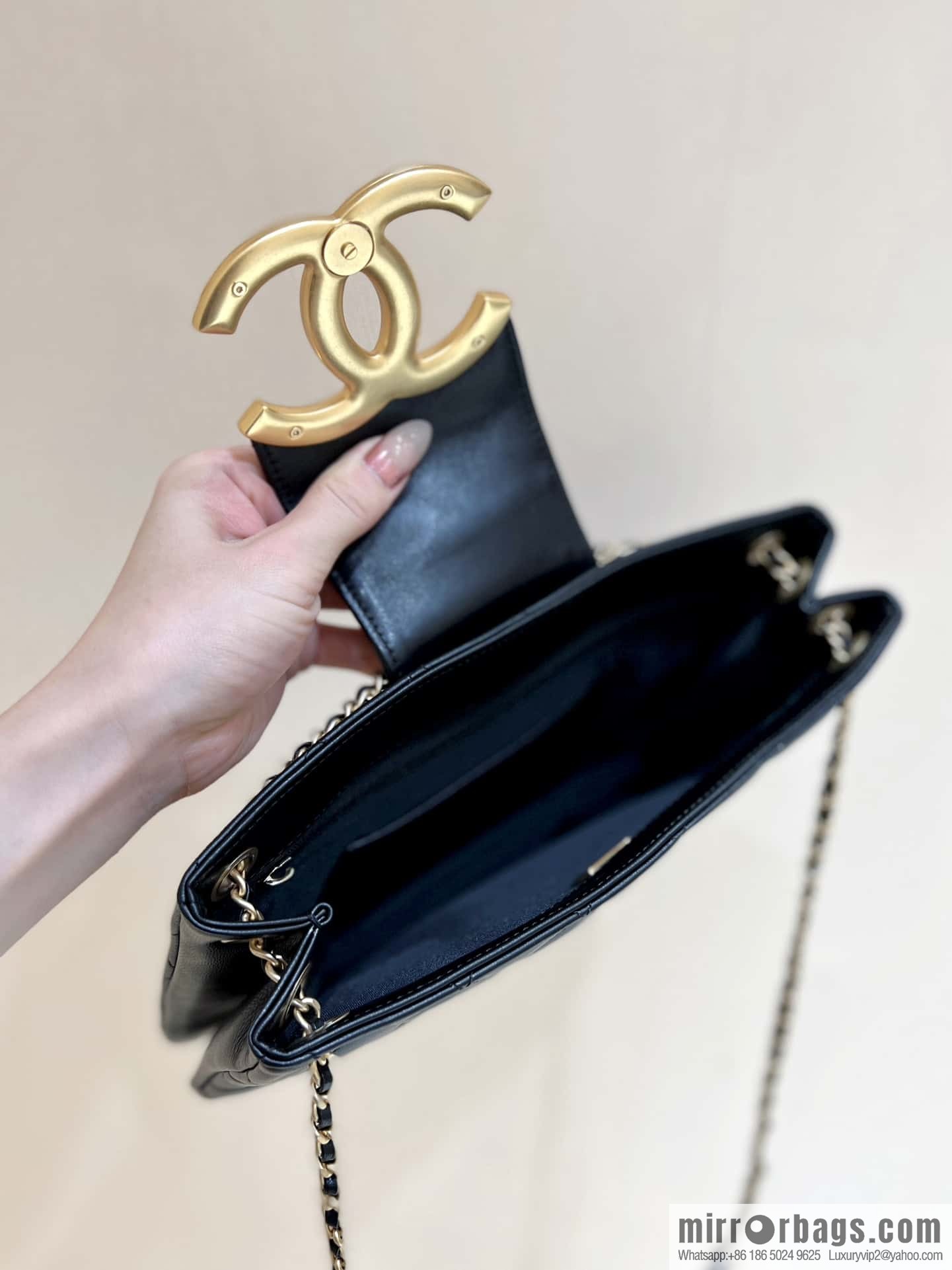 CHANEL 24C early spring vacation series, big double C Vintage tote shopping bag AS4603