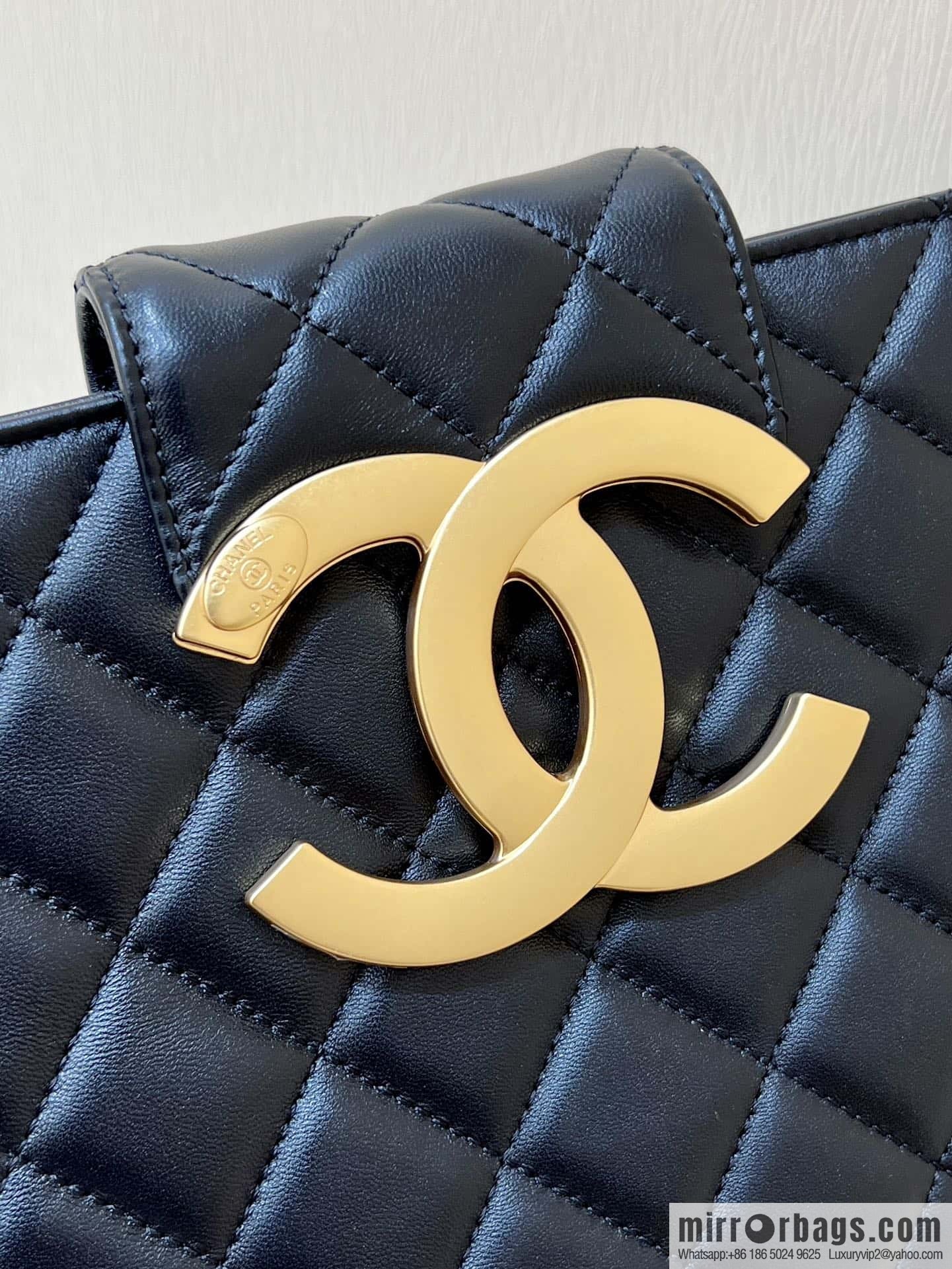 CHANEL 24C early spring vacation series, big double C Vintage tote shopping bag AS4603