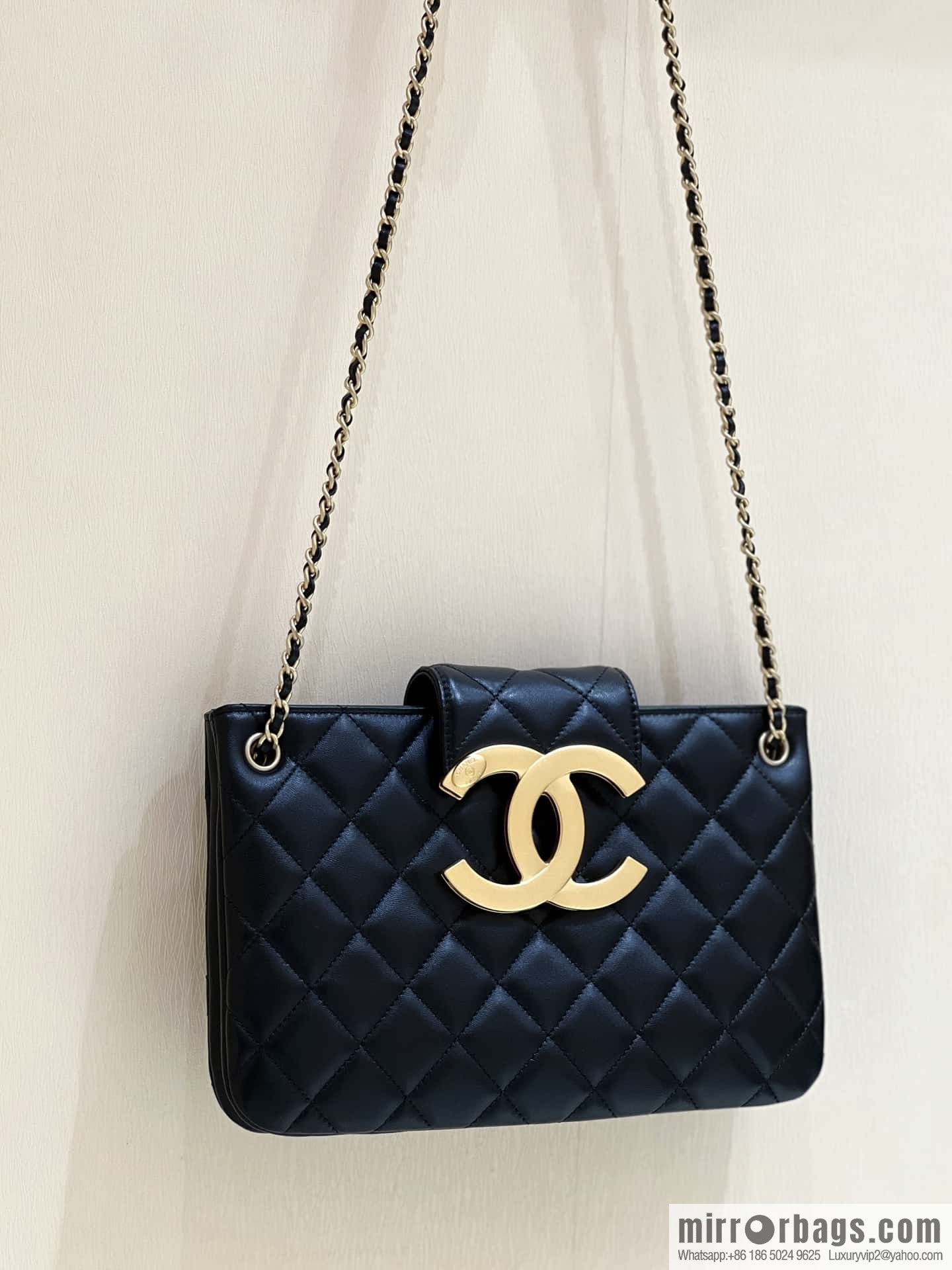 CHANEL 24C early spring vacation series, big double C Vintage tote shopping bag AS4603