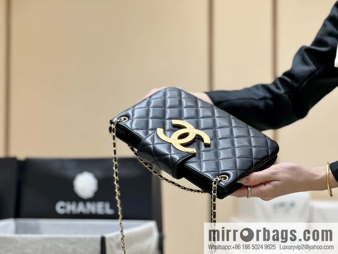 CHANEL 24C early spring vacation series, big double C Vintage tote shopping bag AS4603