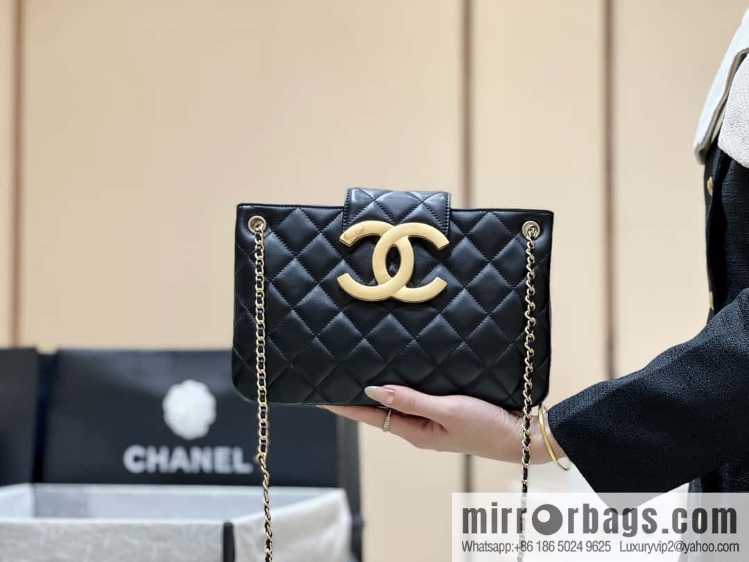 CHANEL 24C early spring vacation series, big double C Vintage tote shopping bag AS4603