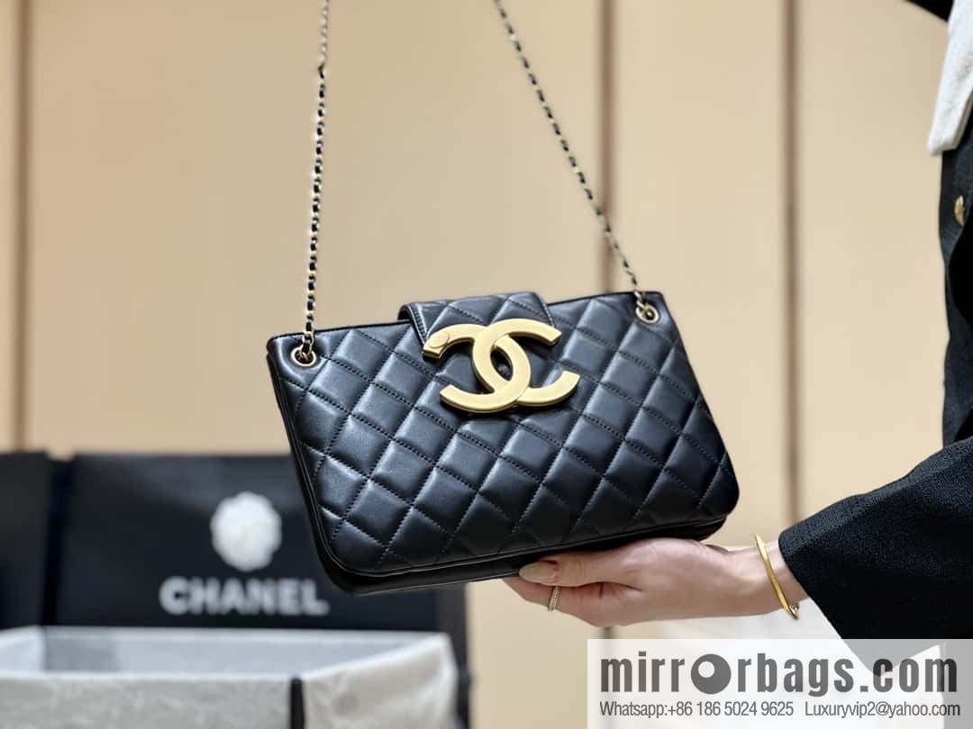 CHANEL 24C early spring vacation series, big double C Vintage tote shopping bag AS4603