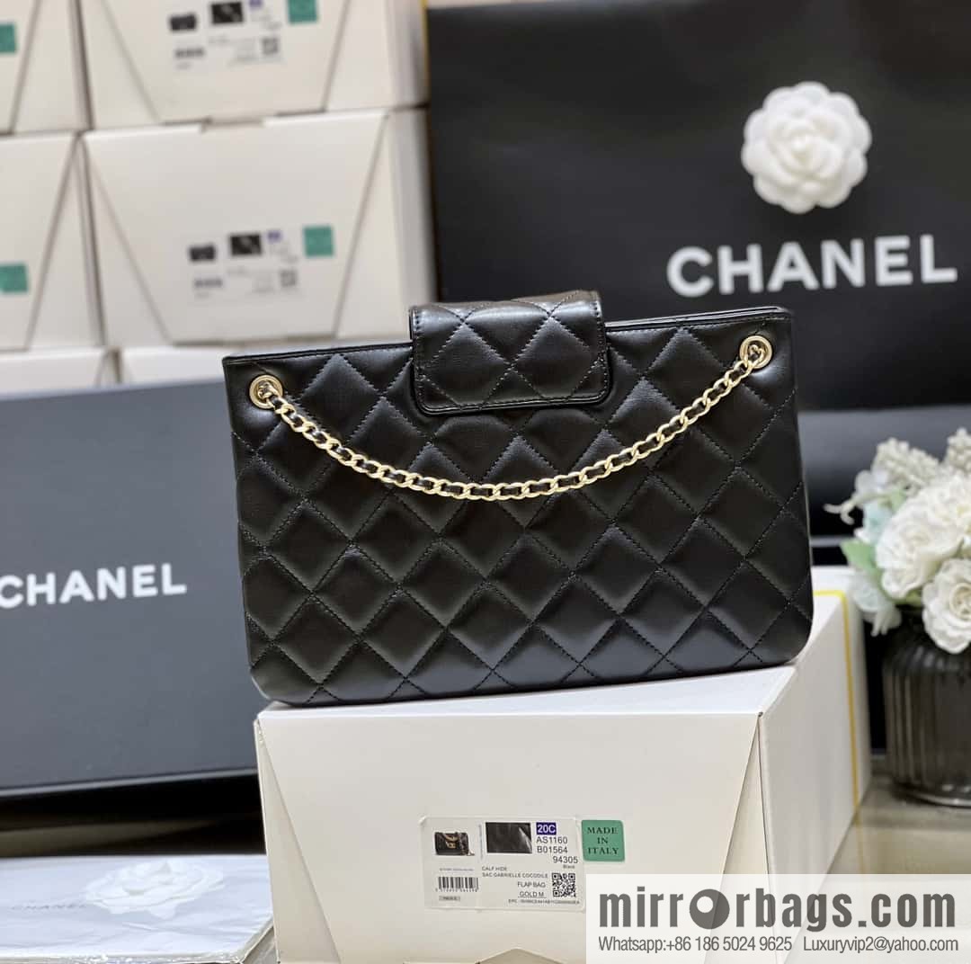 CHANEL 24C early spring vacation series, big double C Vintage tote shopping bag AS4603