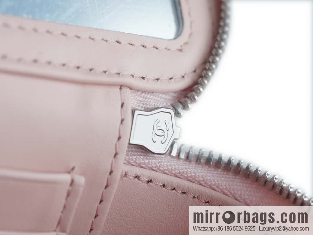 CHANEL 23K Rhinestone handle long box AP3593 pink