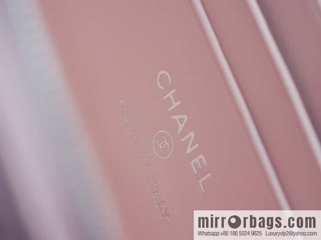 CHANEL 23K Rhinestone handle long box AP3593 pink