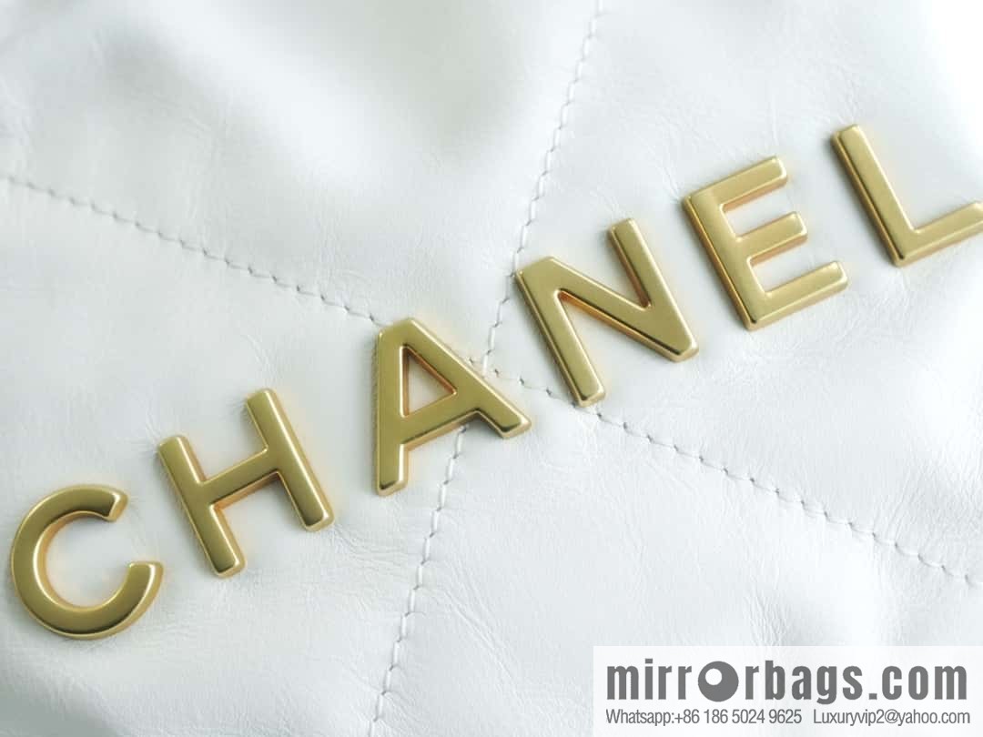 CHANEL 23s spring and summer new 22Mini bag original leather AS3980 white