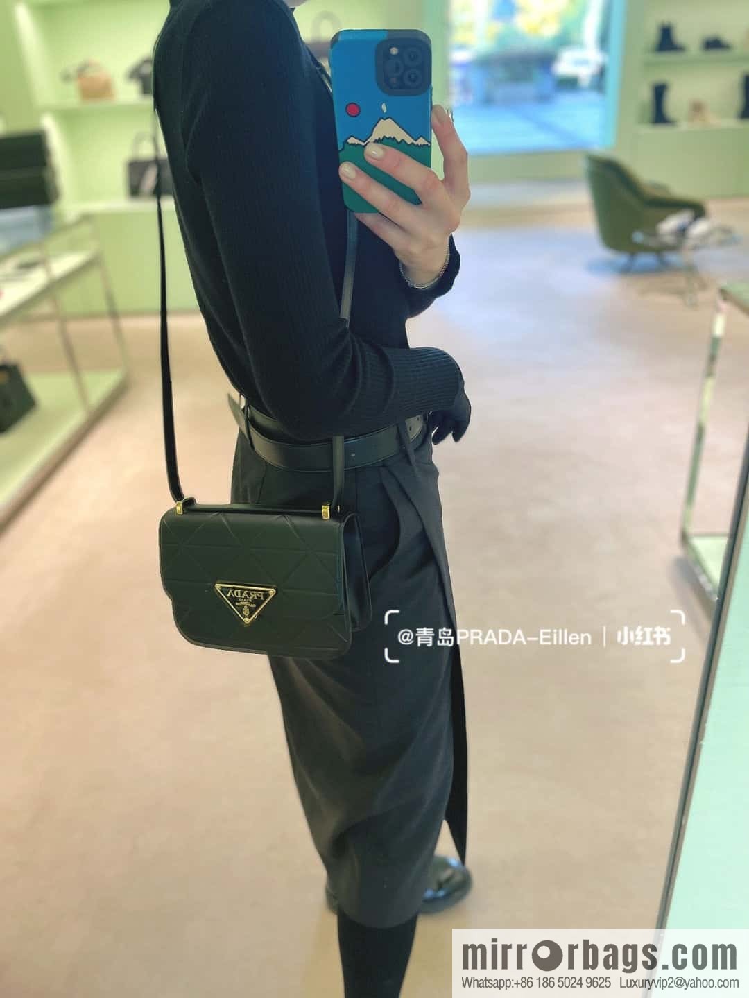 PRADA new triangular rhombus flight attendant bag 🎉 1BD320
