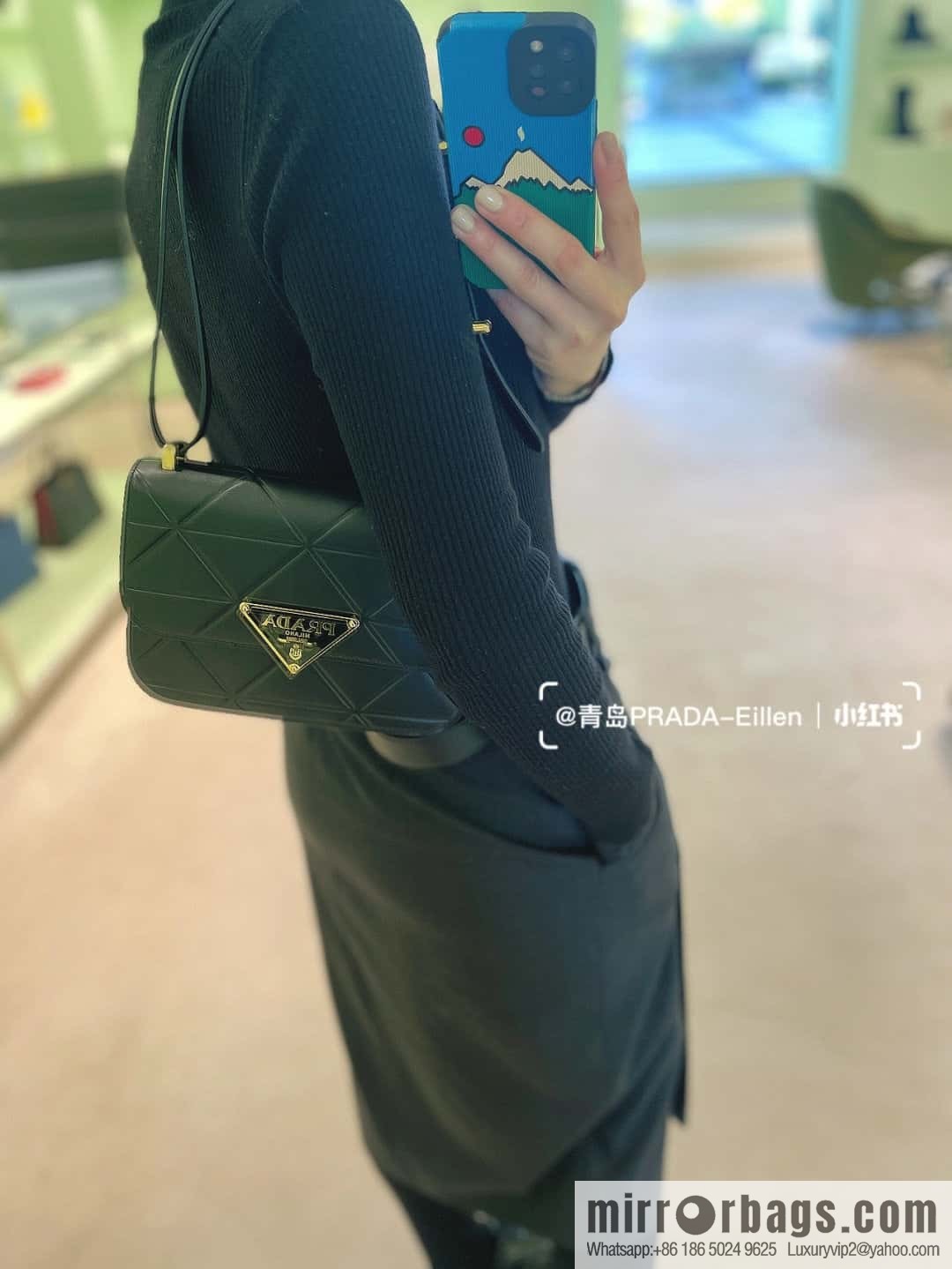 PRADA new triangular rhombus flight attendant bag 🎉 1BD320