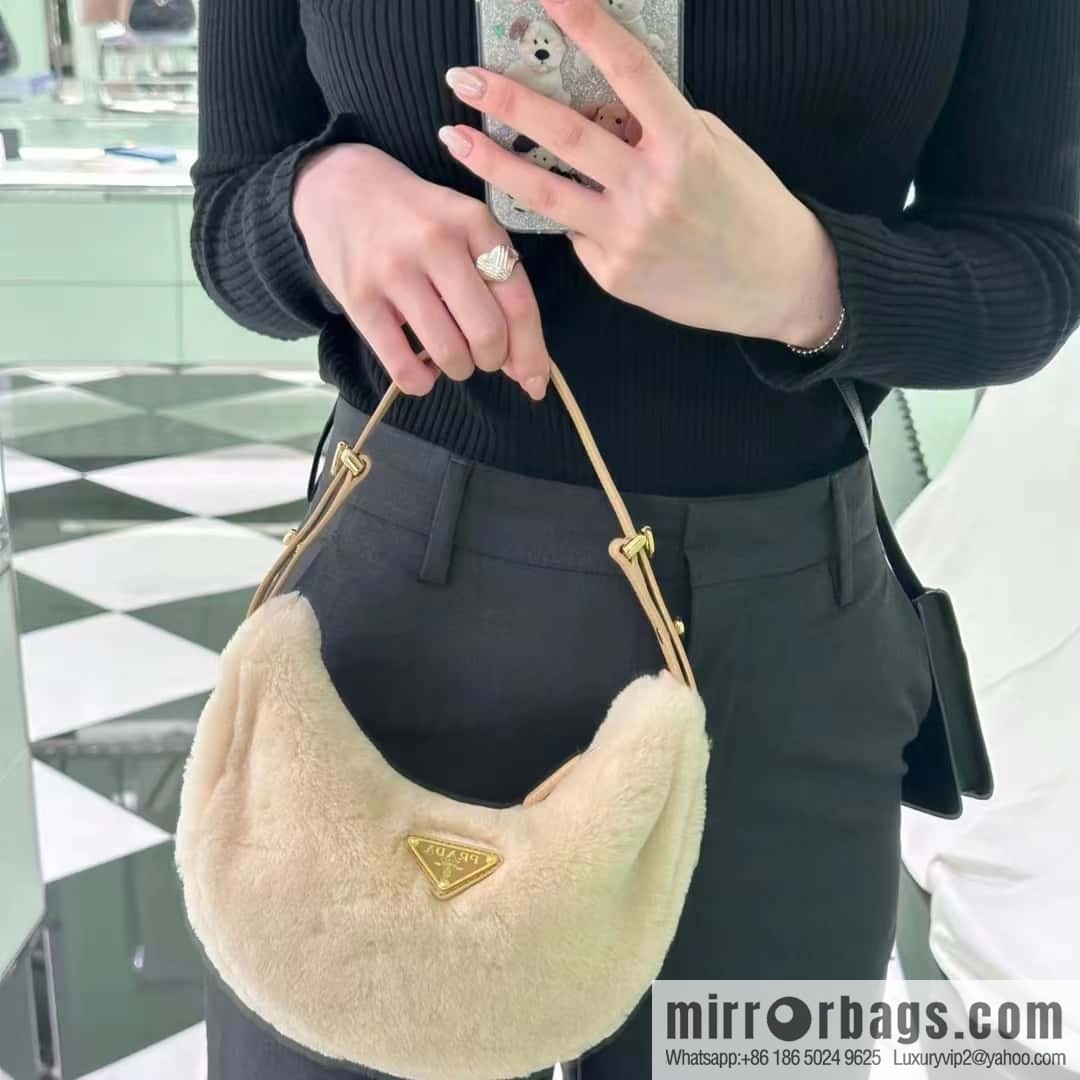 PRADA Moon handbag 🎉 1BC194 shoulder strap/wool