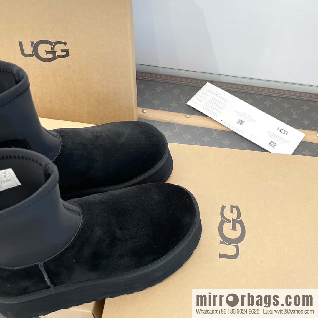 UGG Autumn and winter thick-soled fluffy pencil deep boots