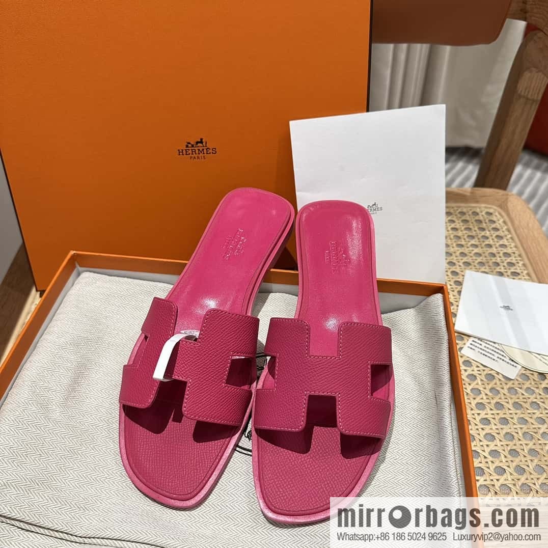 Hermes, classic slippers.