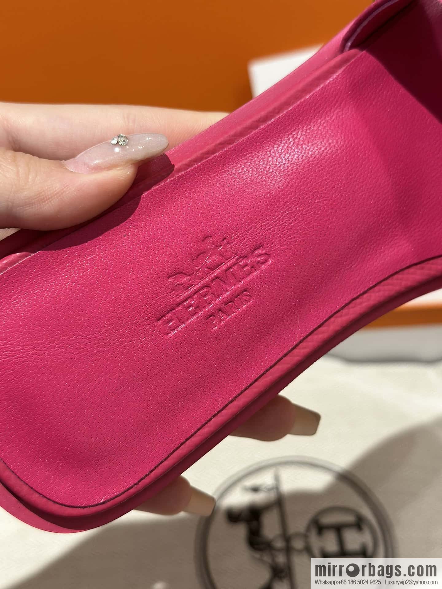 Hermes, classic slippers.