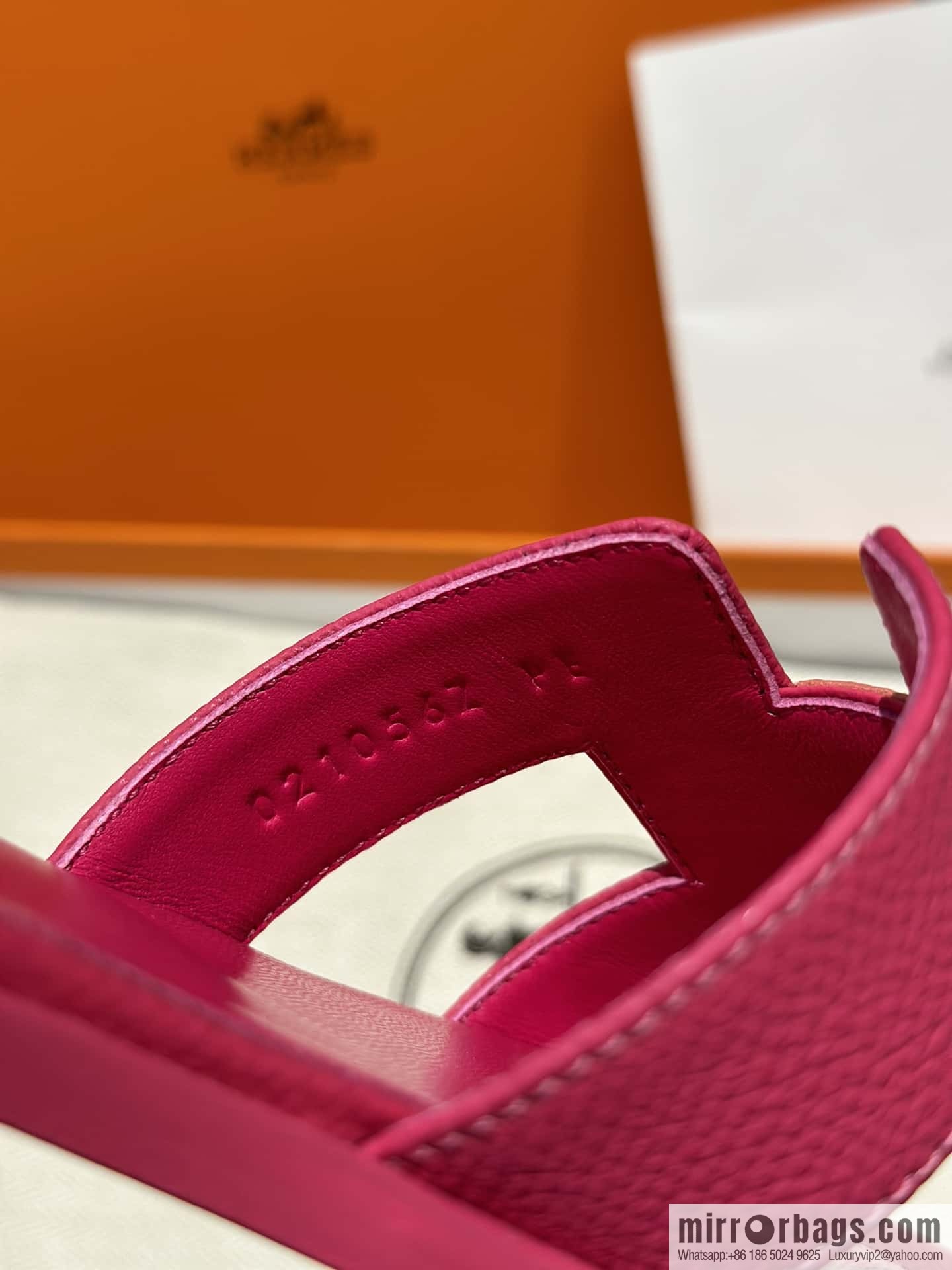Hermes, classic slippers.