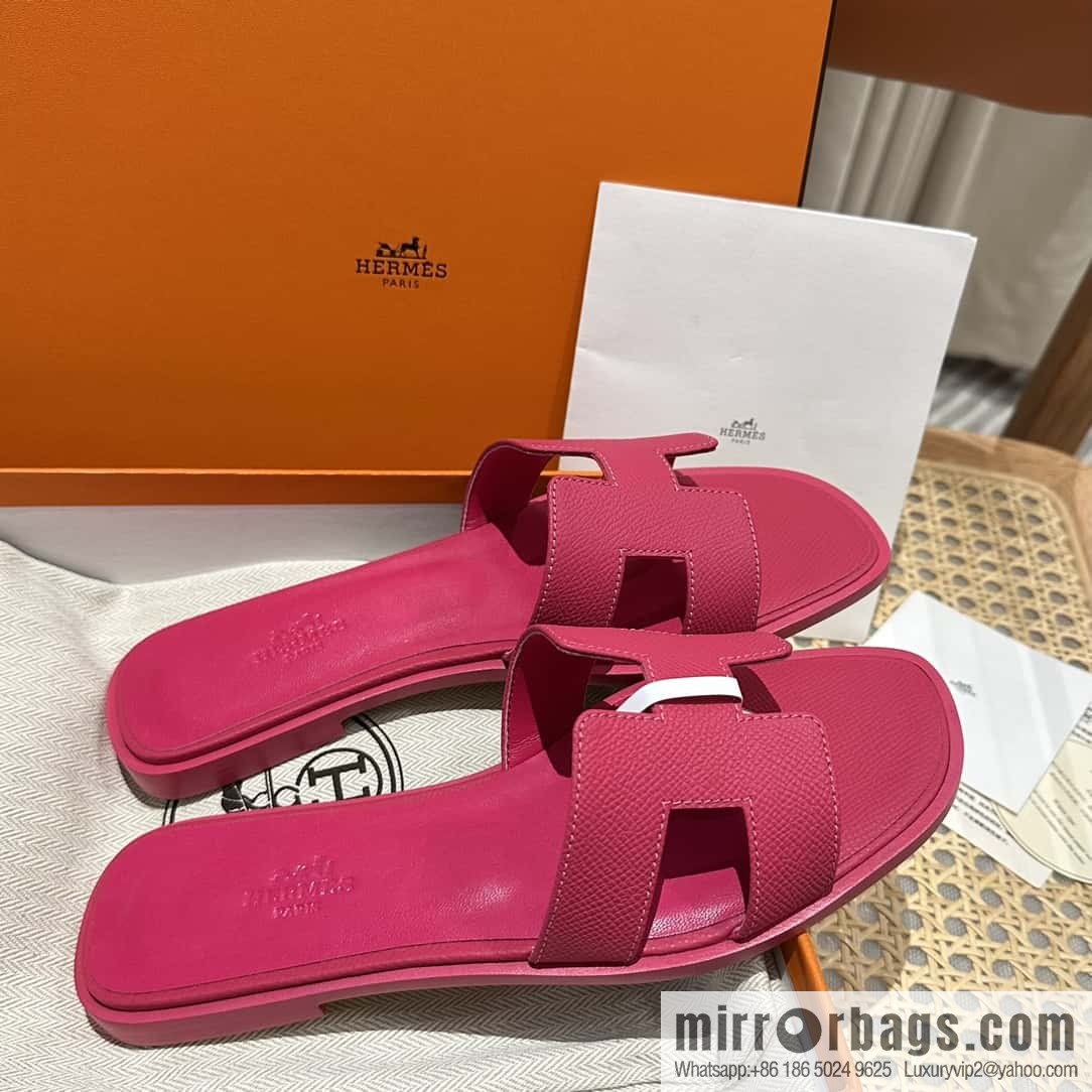 Hermes, classic slippers.