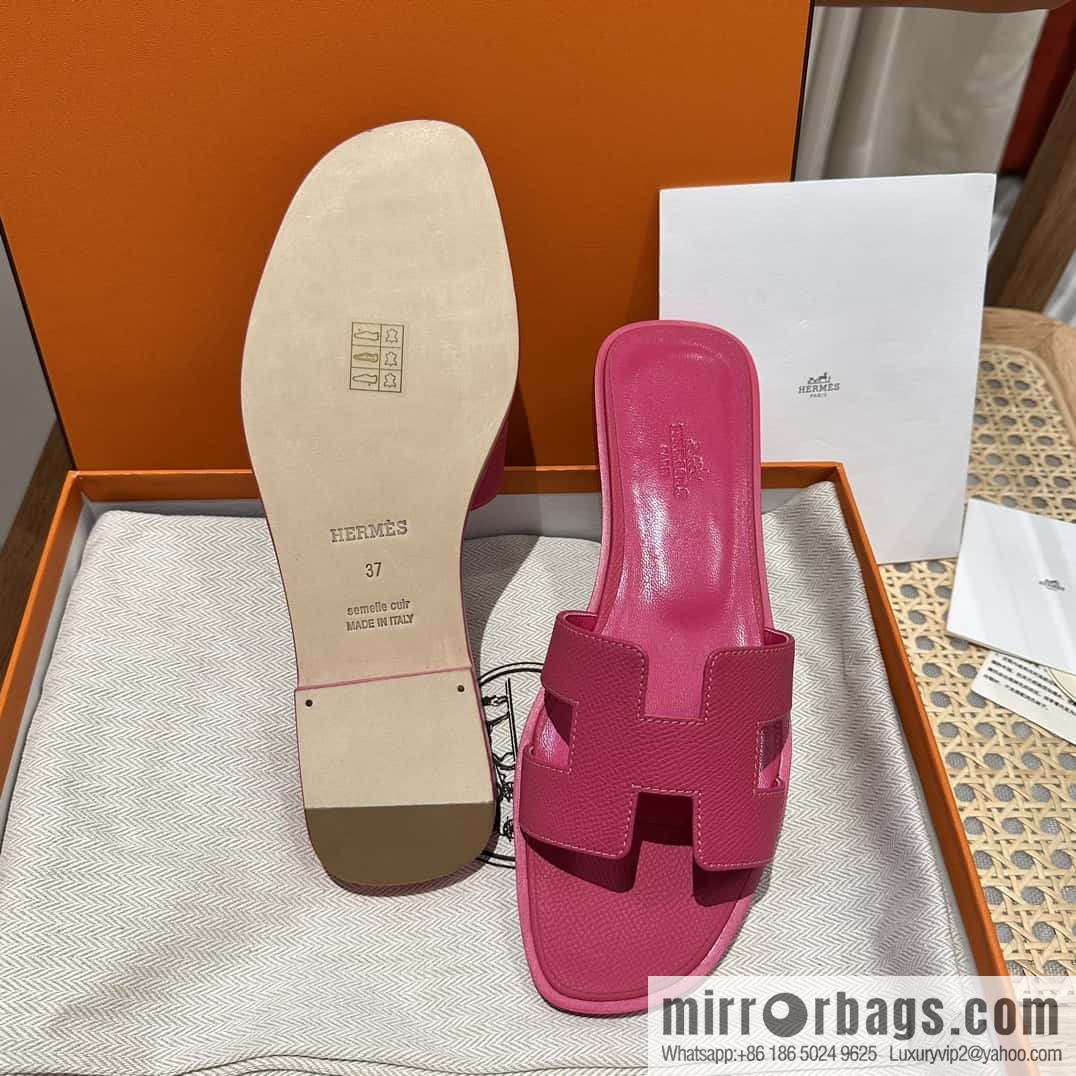 Hermes, classic slippers.