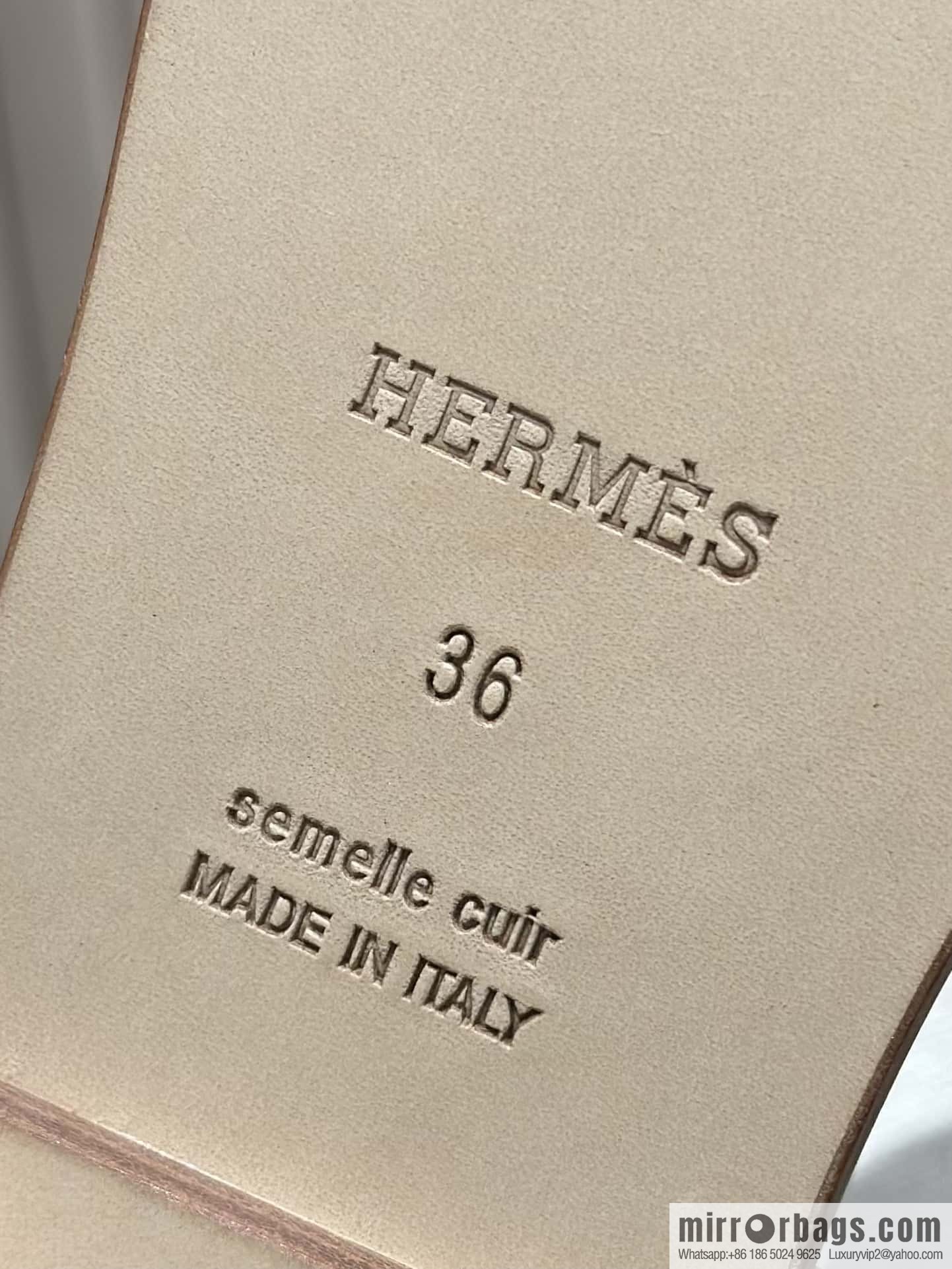 Hermes, classic slippers.