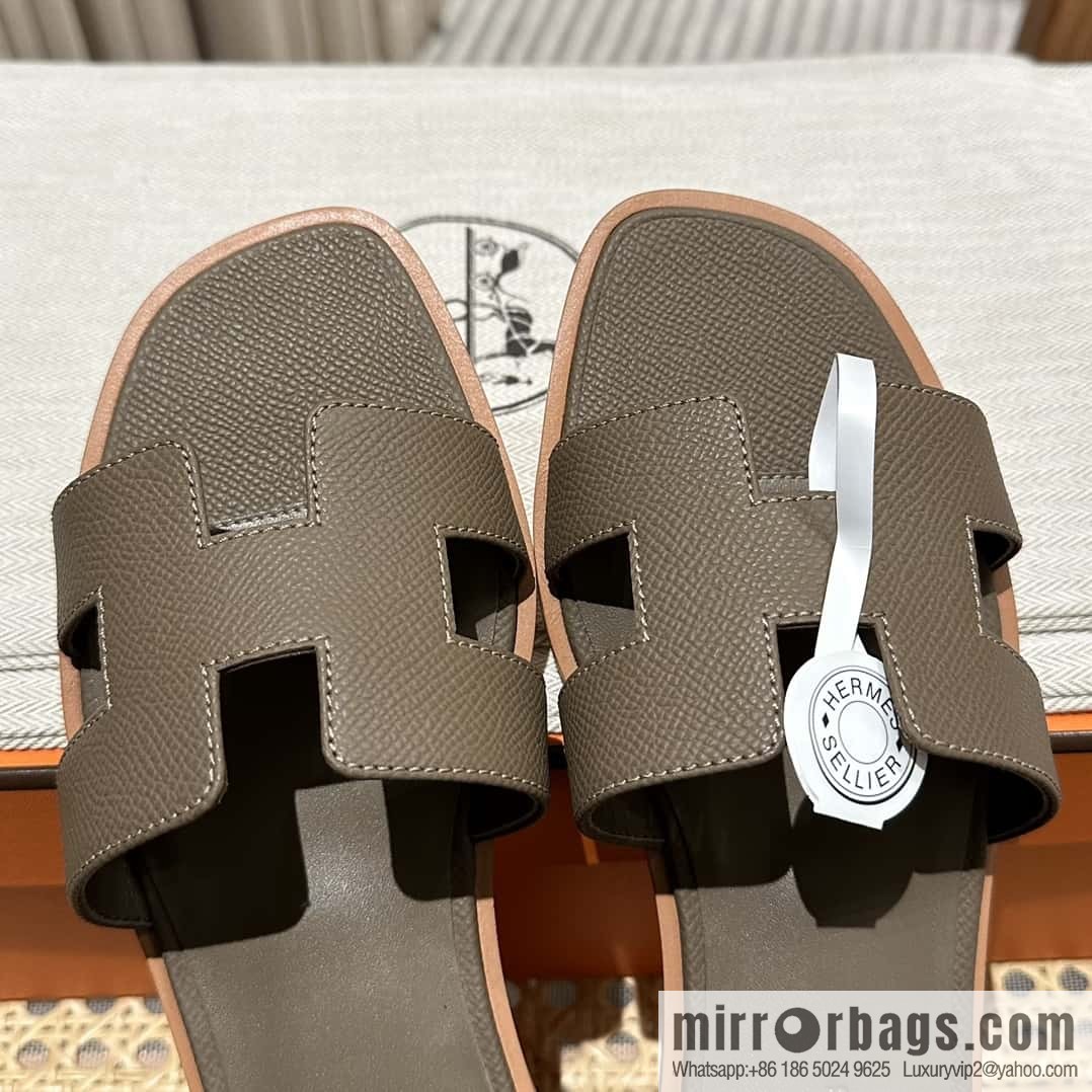 Hermes, classic slippers.