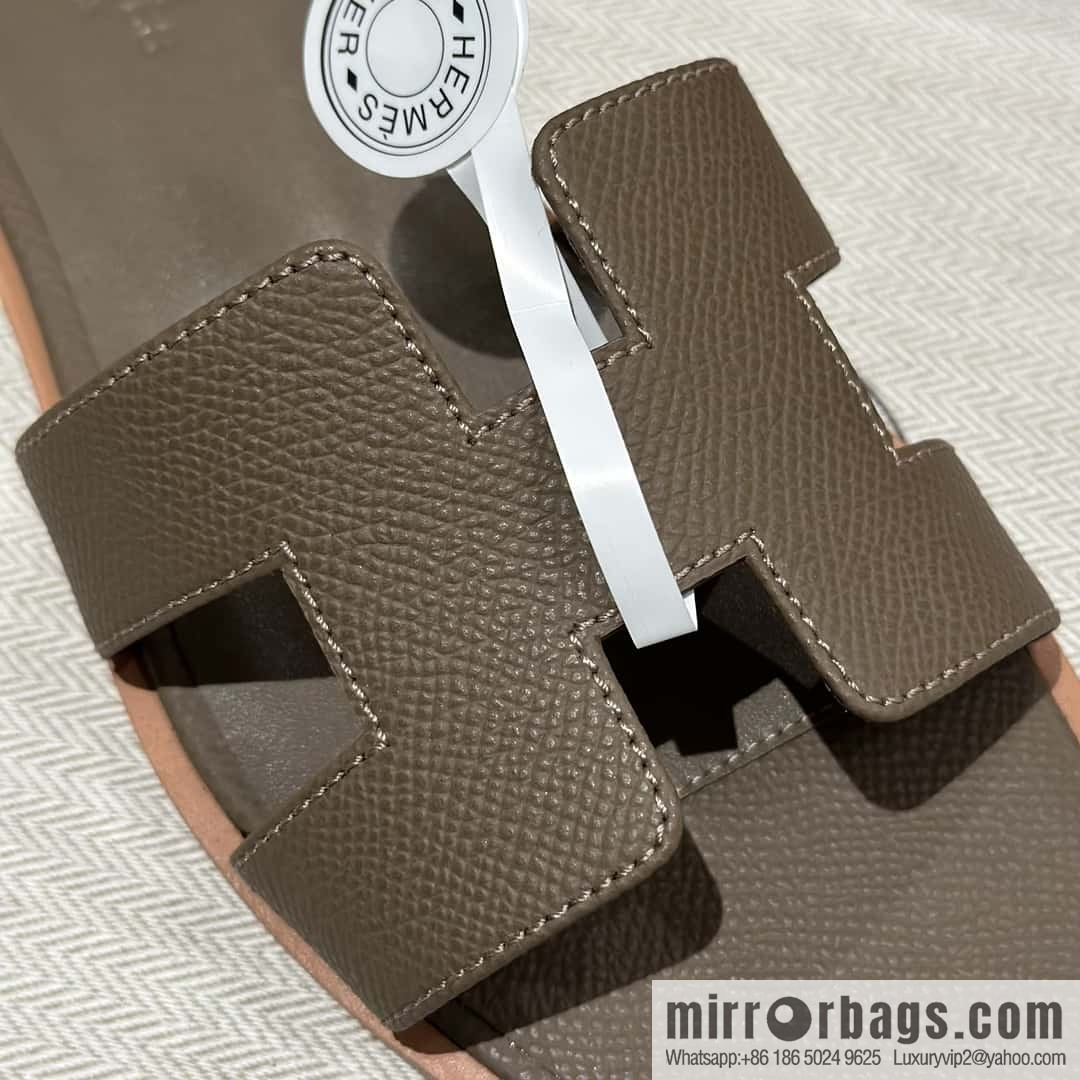 Hermes, classic slippers.