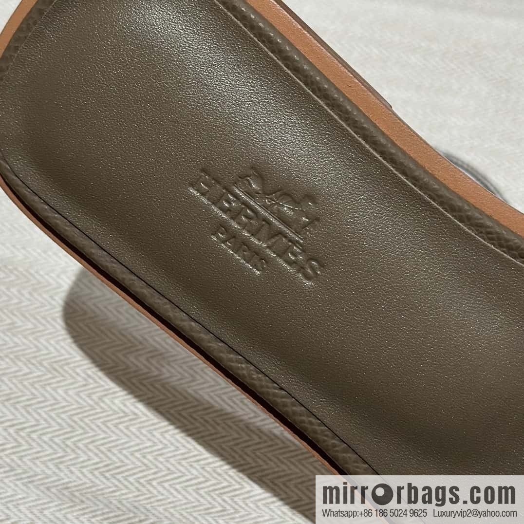 Hermes, classic slippers.