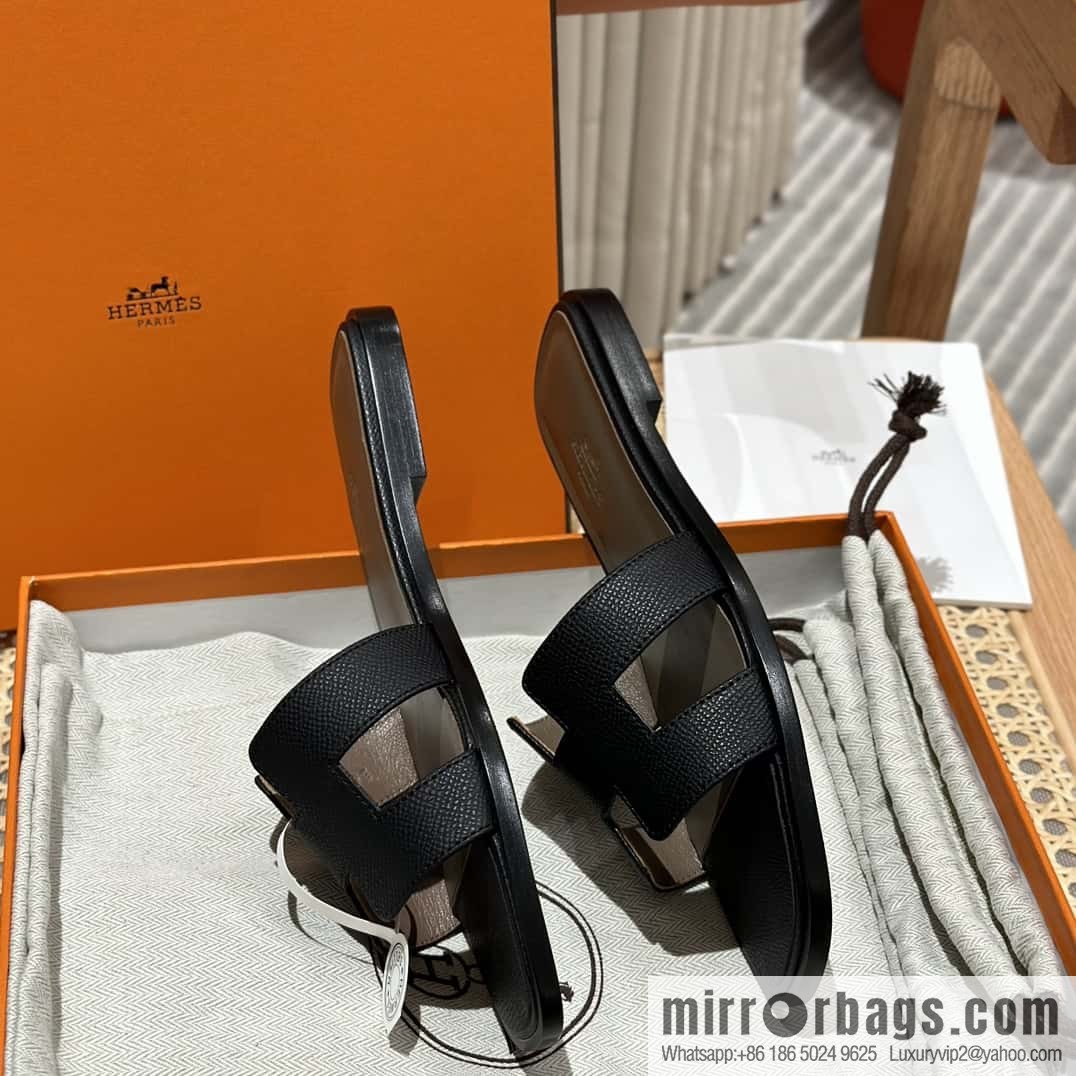 Hermes, classic slippers.