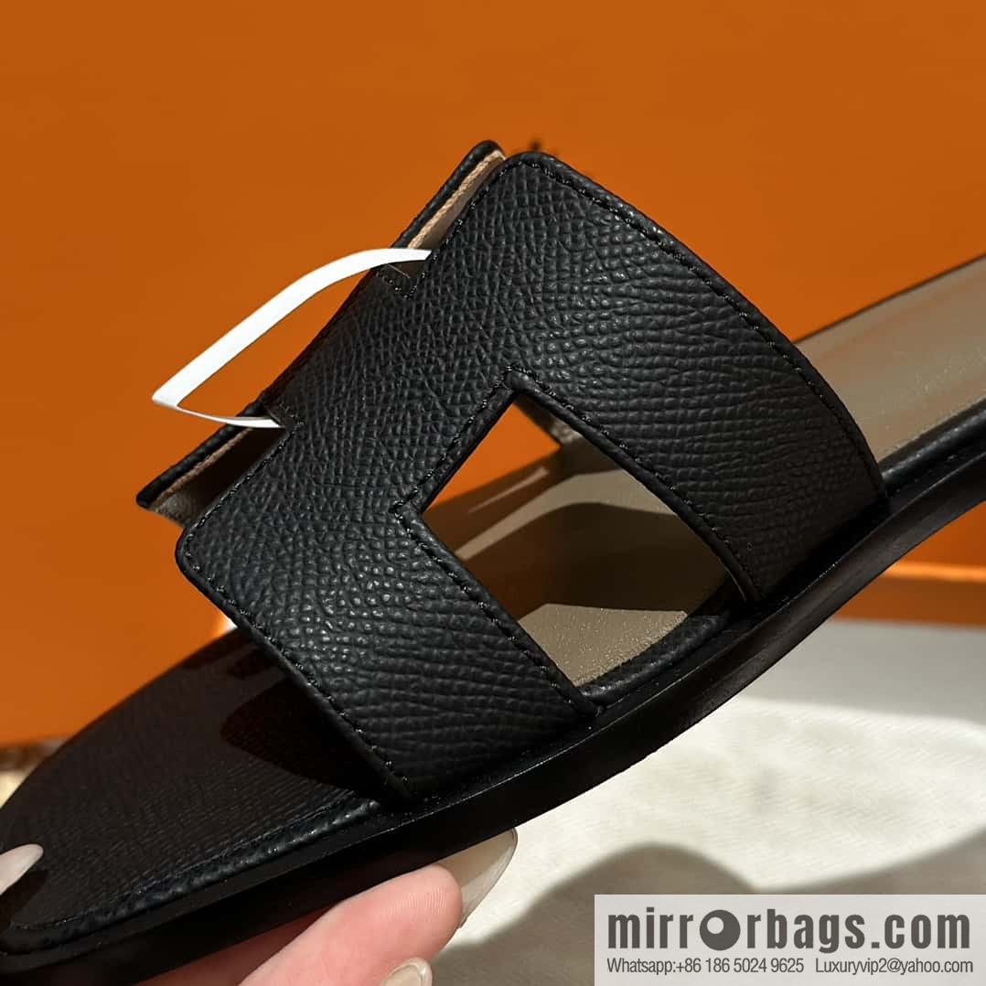 Hermes, classic slippers.