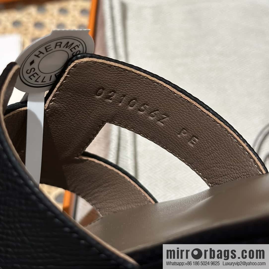 Hermes, classic slippers.