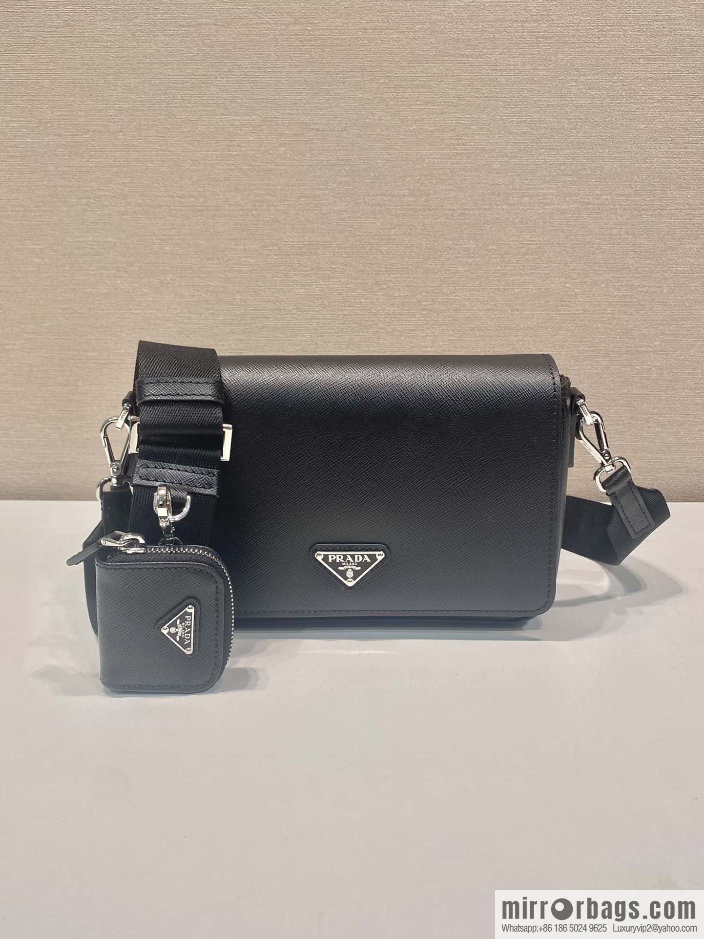 PRADA Saffiano leather (fabric) shoulder bag 2VD059