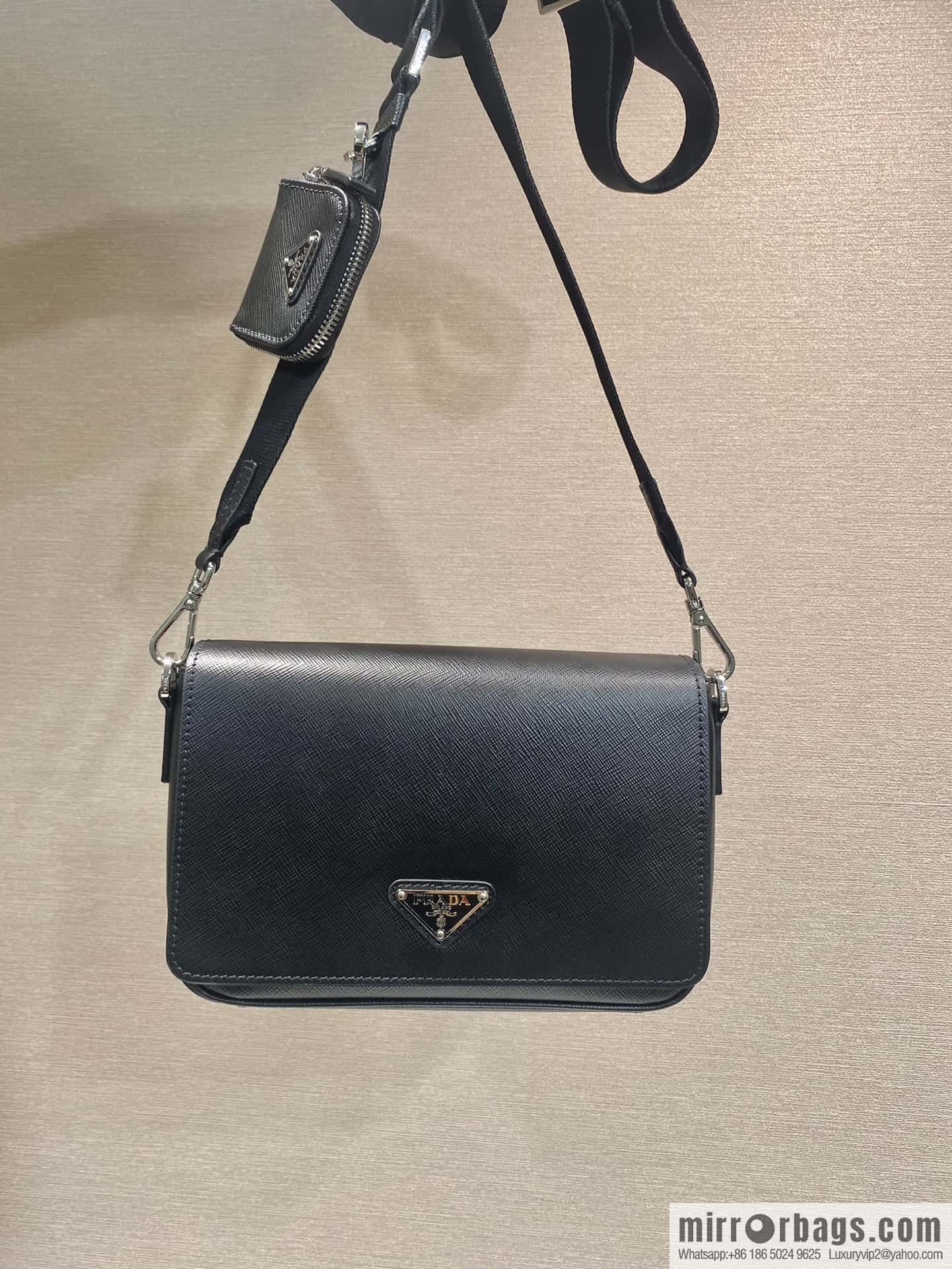 PRADA Saffiano leather (fabric) shoulder bag 2VD059