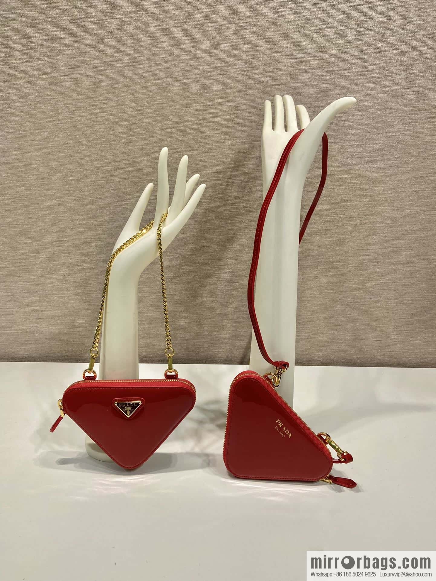 PRADA Gemini patent leather triangle bag 🎉 1NR015 New 😘 patent leather