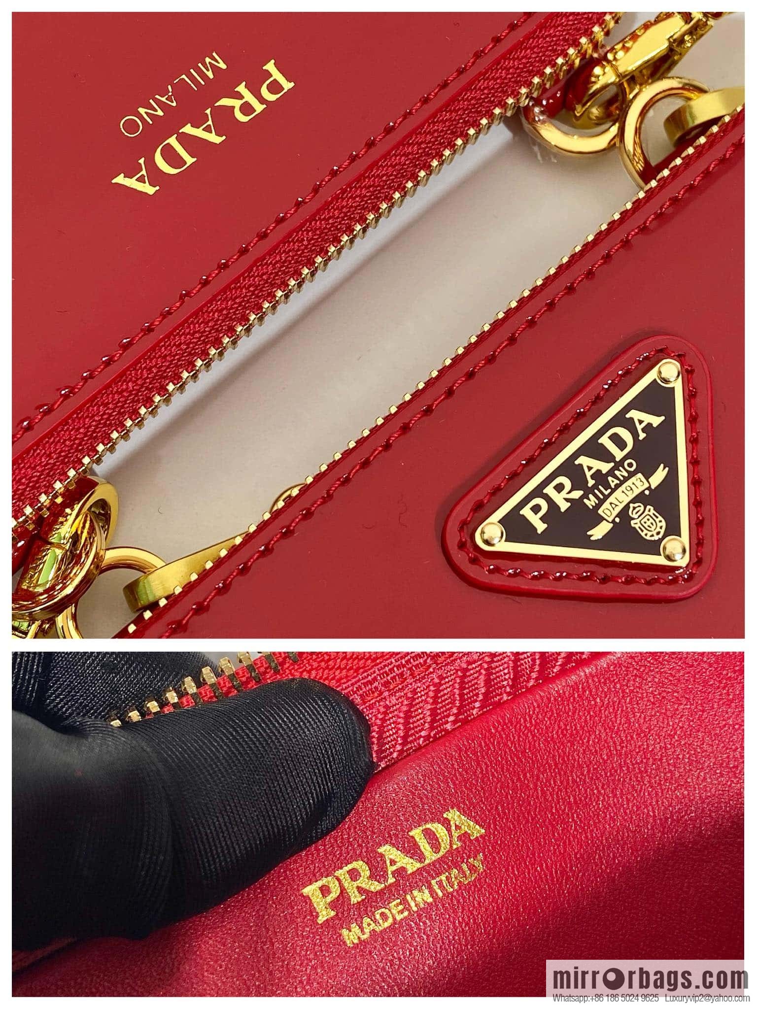 PRADA Gemini patent leather triangle bag 🎉 1NR015 New 😘 patent leather