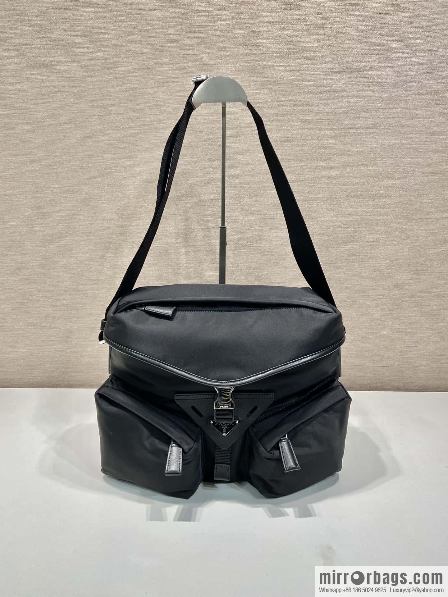 PRADA new men's bag 🎉 2VD062 oblique span bag