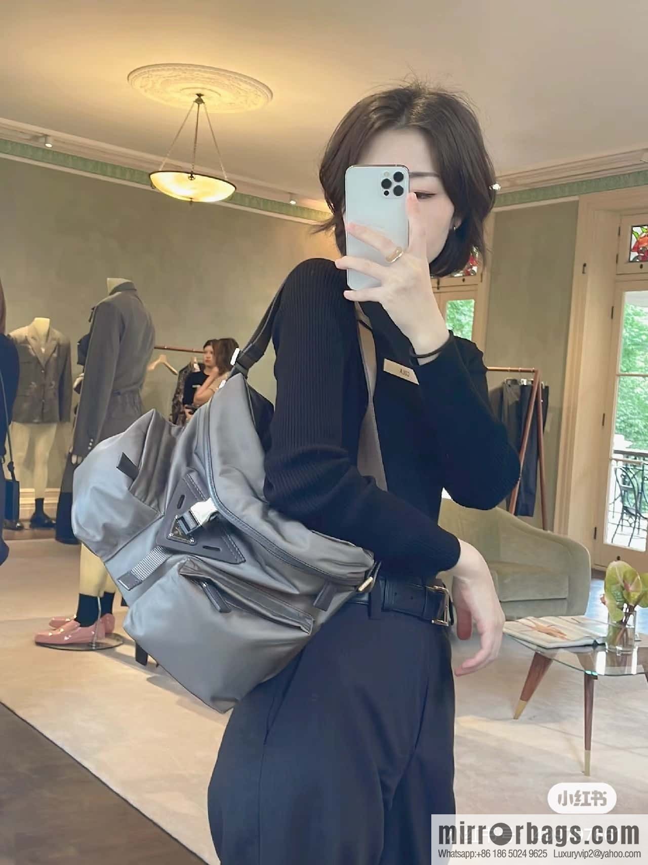 PRADA new men's bag 🎉 2VD062 oblique span bag
