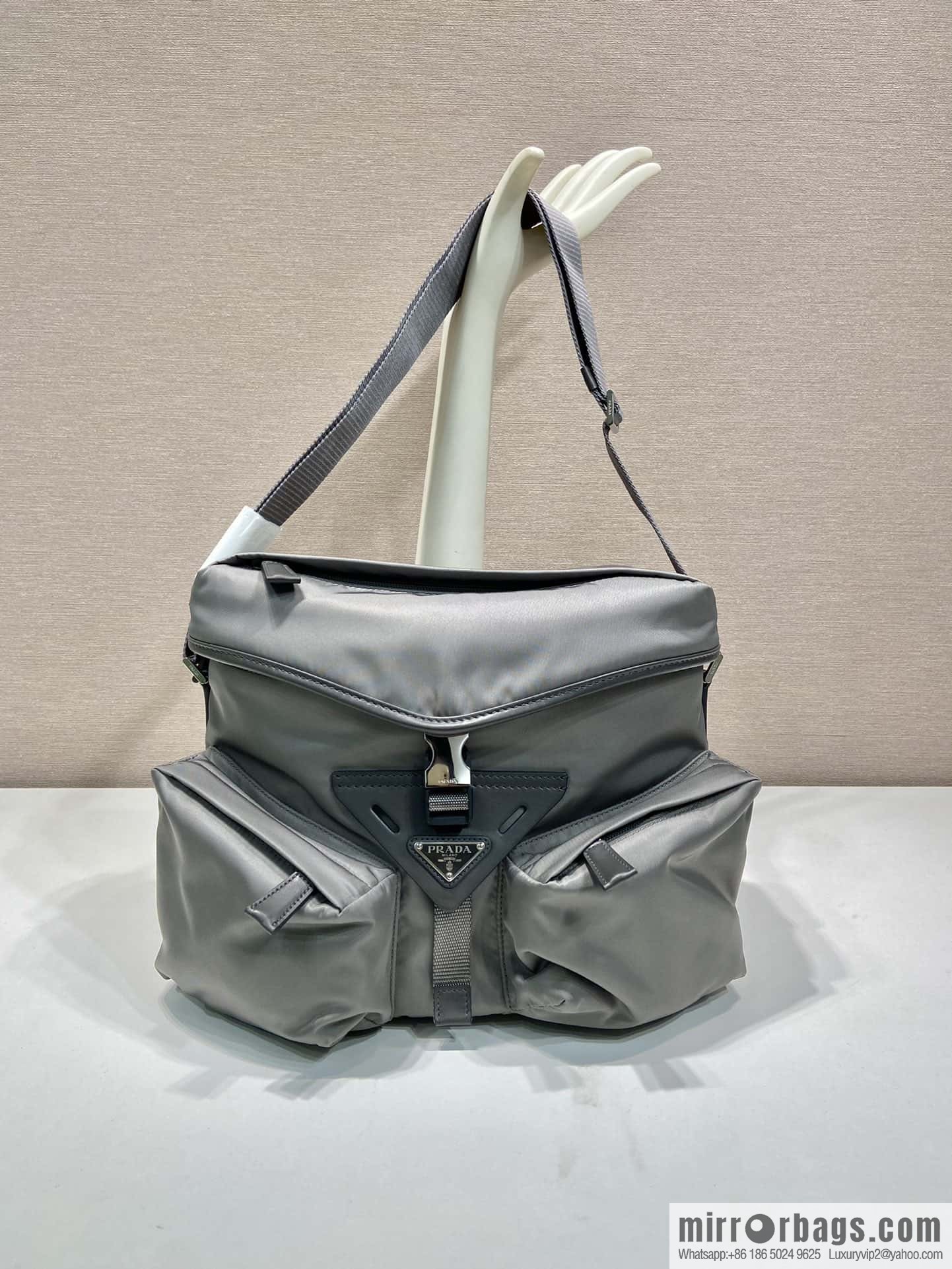 PRADA new men's bag 🎉 2VD062 oblique span bag