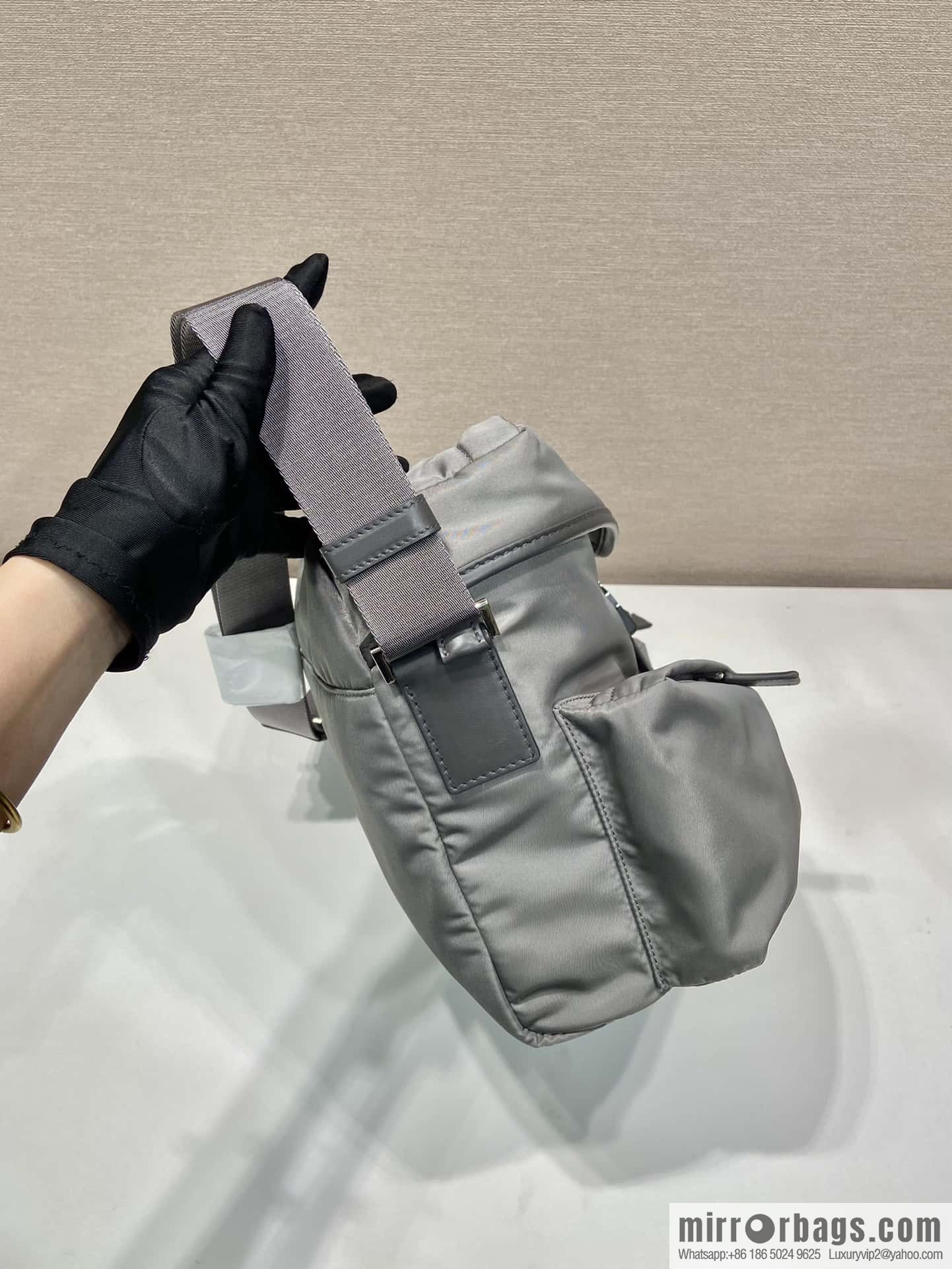 PRADA new men's bag 🎉 2VD062 oblique span bag