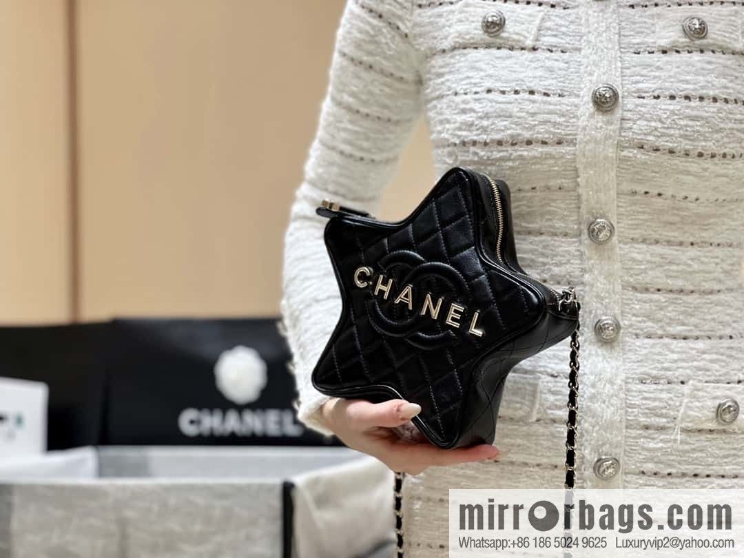 CHANEL 24C Early Spring Vacation Series Limited Edition Star Bag AS4579 black