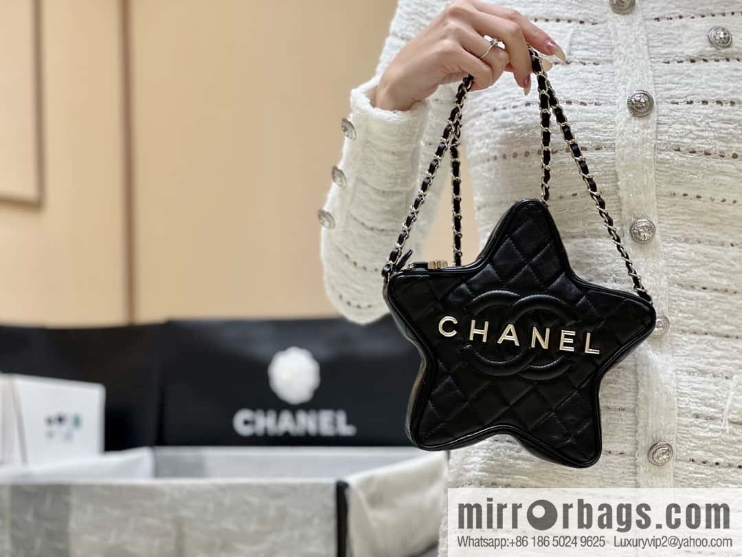 CHANEL 24C Early Spring Vacation Series Limited Edition Star Bag AS4579 black