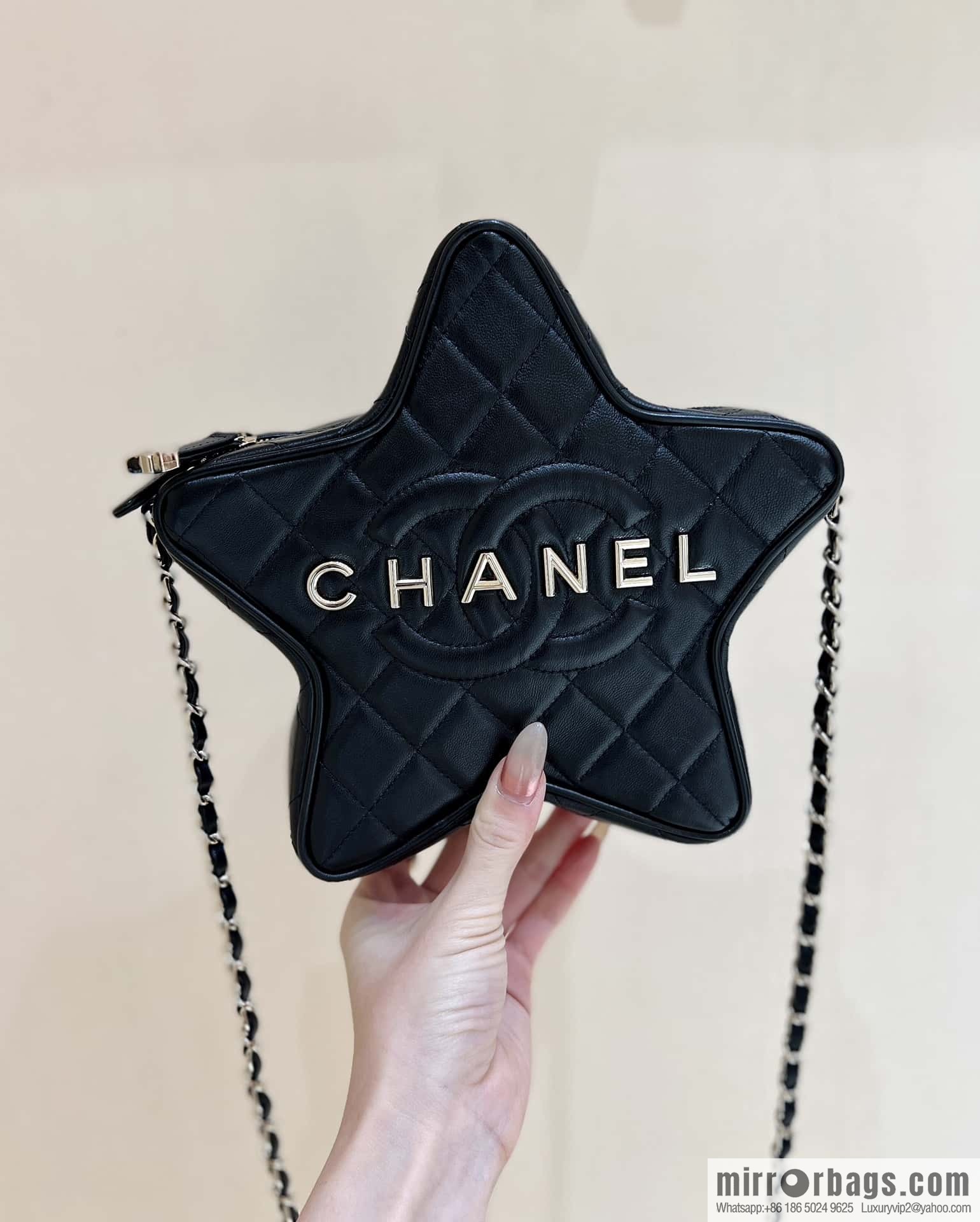 CHANEL 24C Early Spring Vacation Series Limited Edition Star Bag AS4579 black