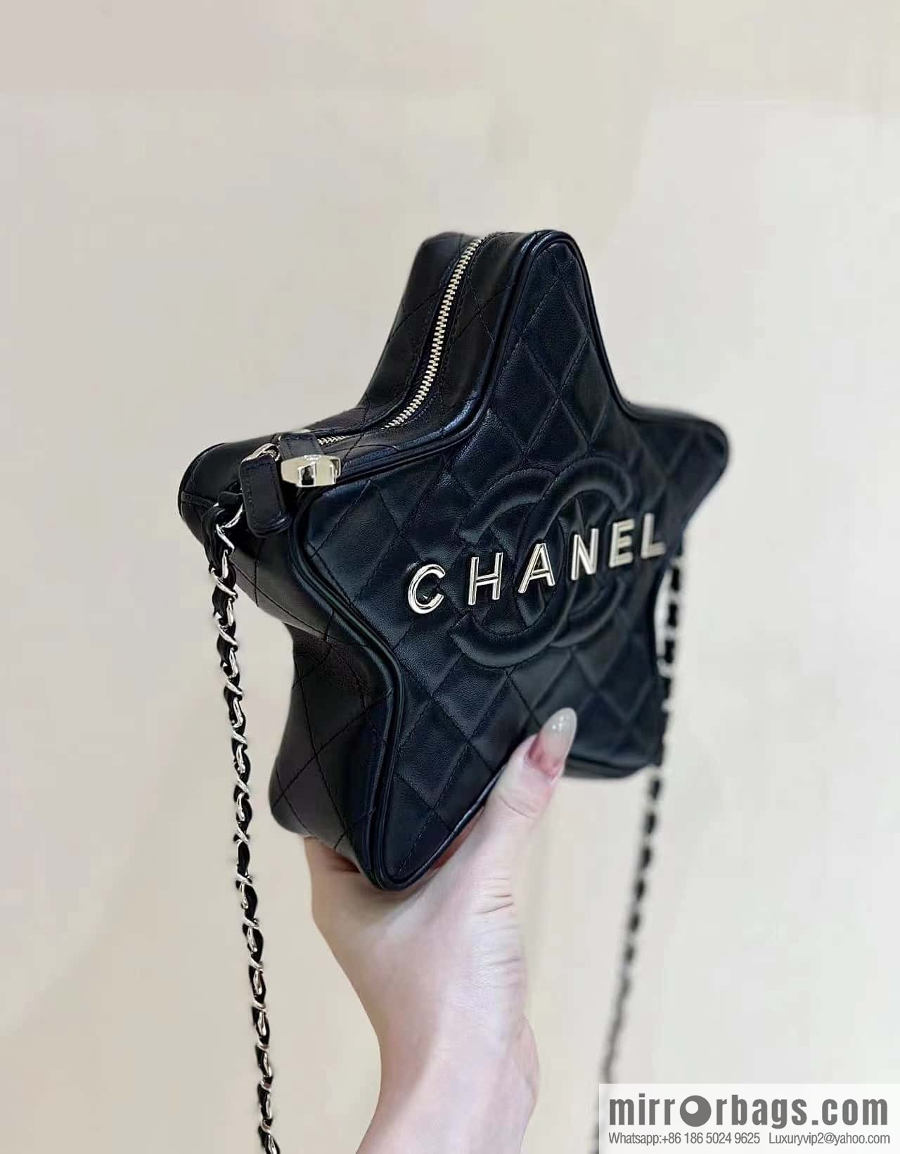 CHANEL 24C Early Spring Vacation Series Limited Edition Star Bag AS4579 black