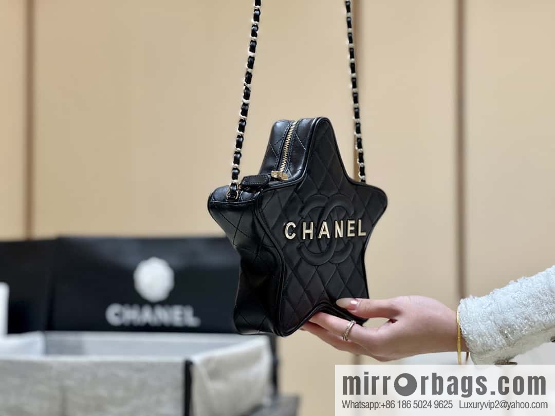 CHANEL 24C Early Spring Vacation Series Limited Edition Star Bag AS4579 black
