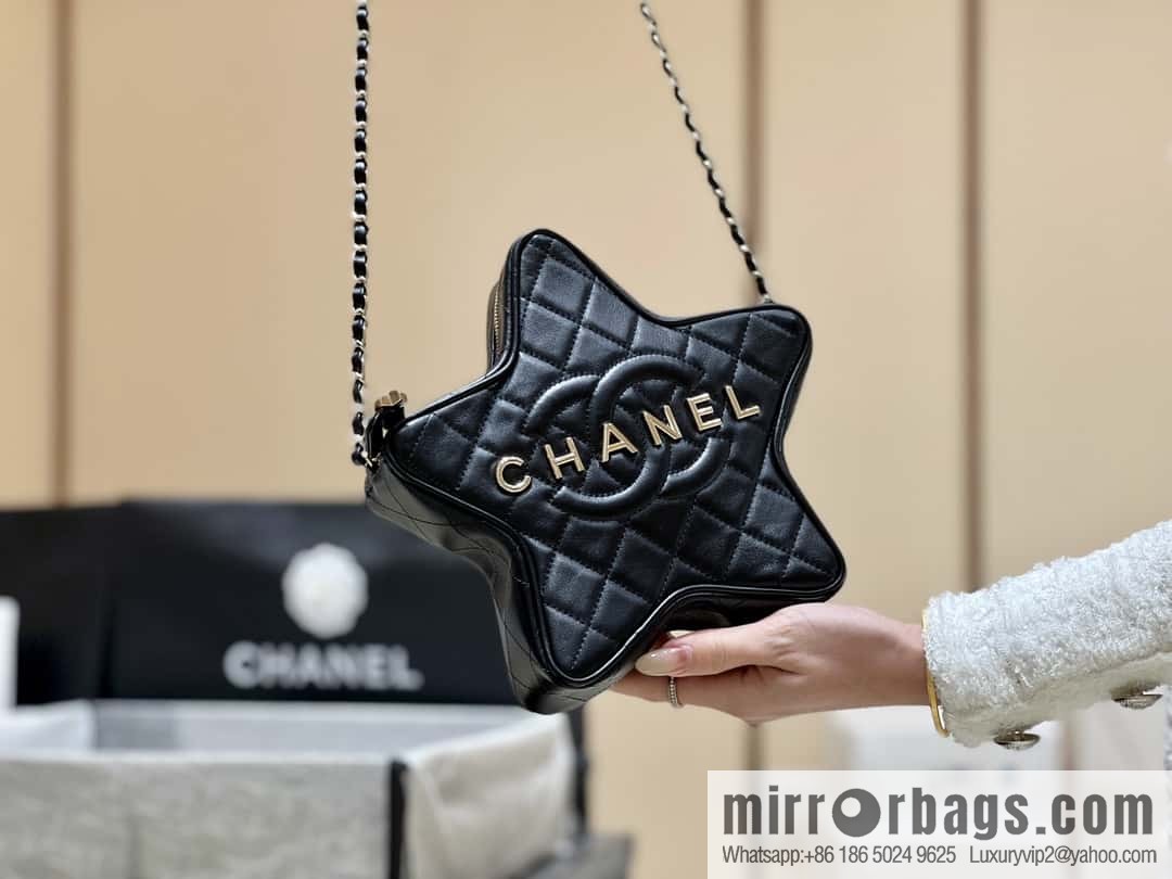 CHANEL 24C Early Spring Vacation Series Limited Edition Star Bag AS4579 black