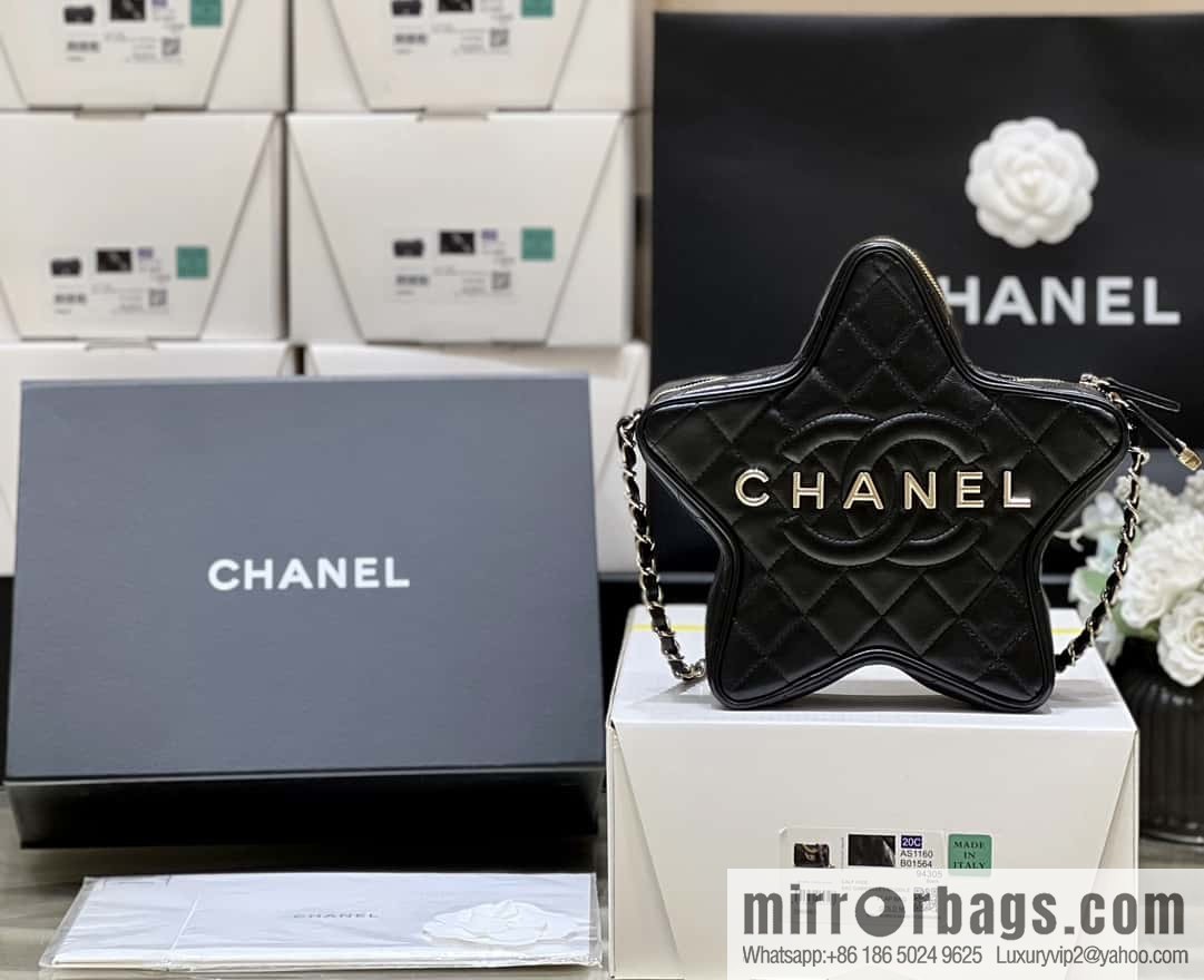 CHANEL 24C Early Spring Vacation Series Limited Edition Star Bag AS4579 black