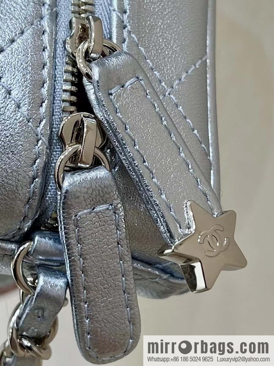 CHANEL 24C Early Spring Vacation Series Limited Edition Star Bag AS4579 silver