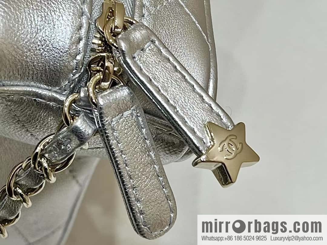 CHANEL 24C Early Spring Vacation Series Limited Edition Star Bag AS4579 silver