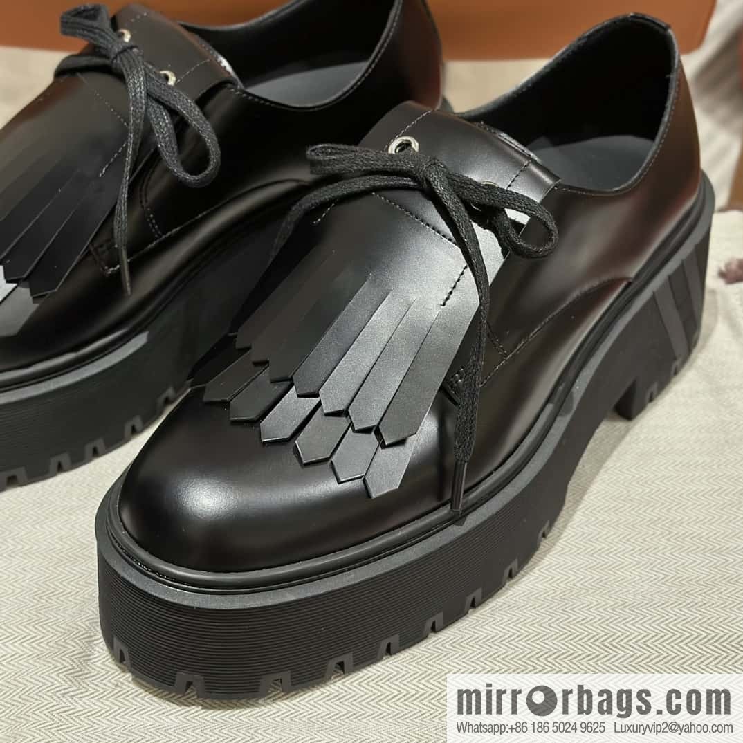Hermès H new autumn and winter Hariston Oxford shoes